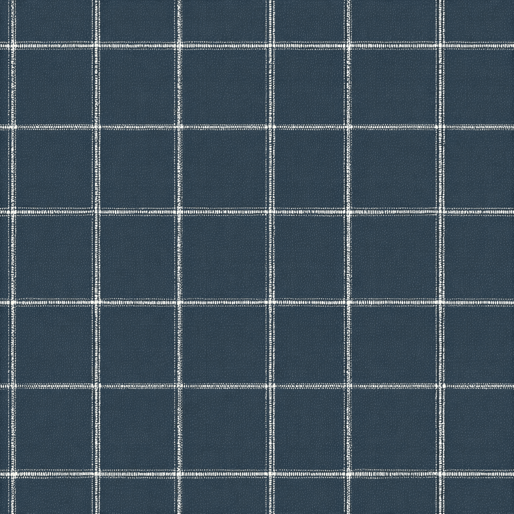 Blueford Check Wallpaper - Lemon Park