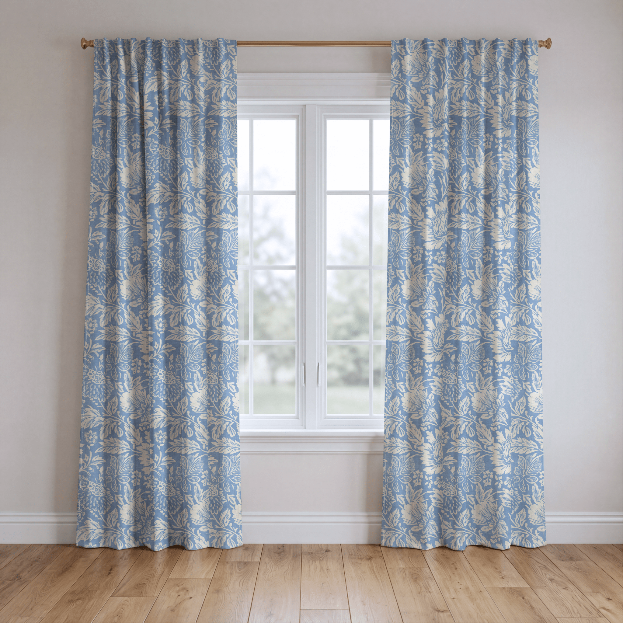 Bluewood Grove - Drapery - Lemon Park