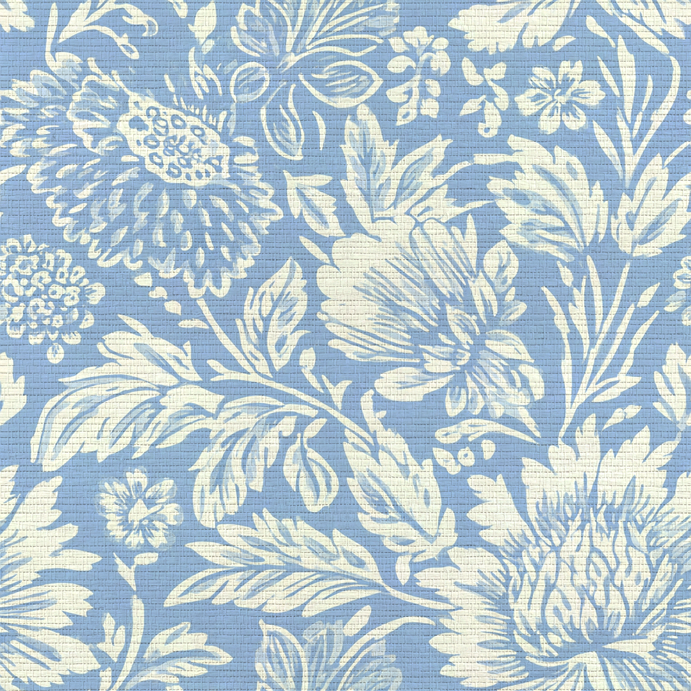 Bluewood Grove Faux Grasscloth Wallpaper