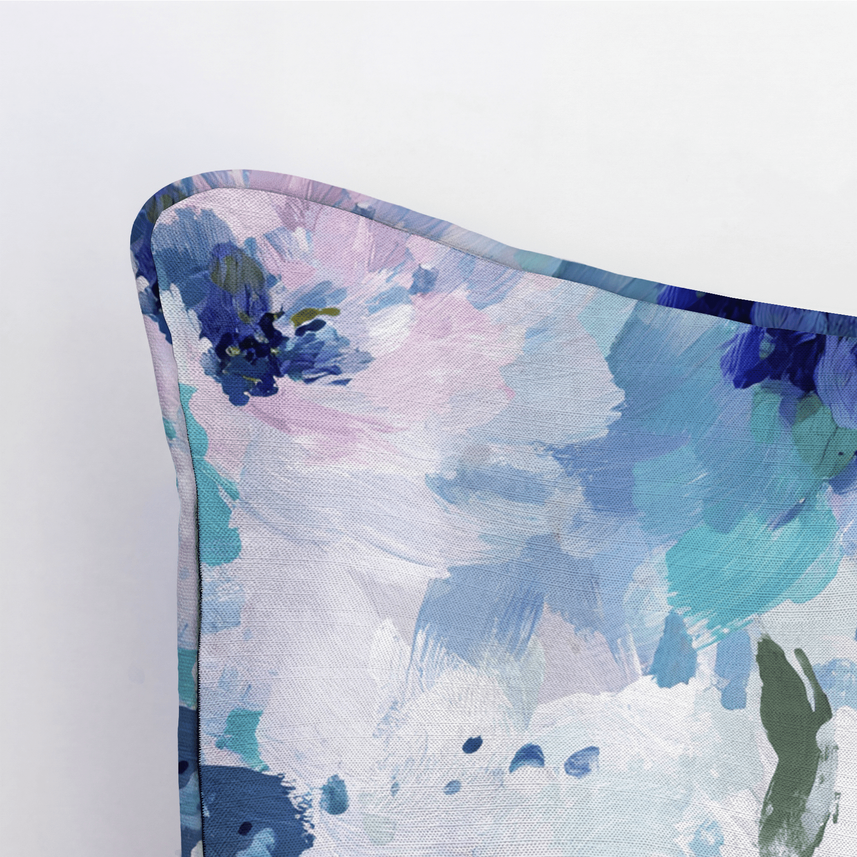 Blurred in Bloom Throw Pillow - Lemon Park