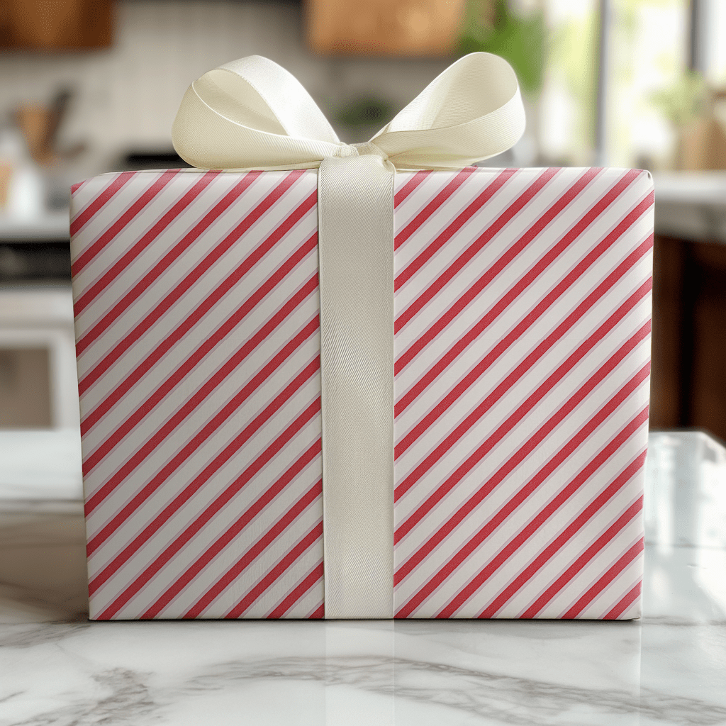 Blush & Berry Stripes - Wrapping Paper - Lemon Park