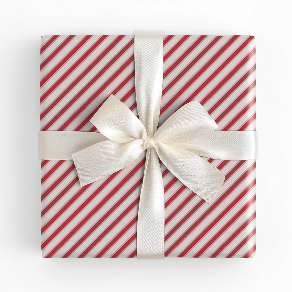 Blush & Berry Stripes - Wrapping Paper - Lemon Park