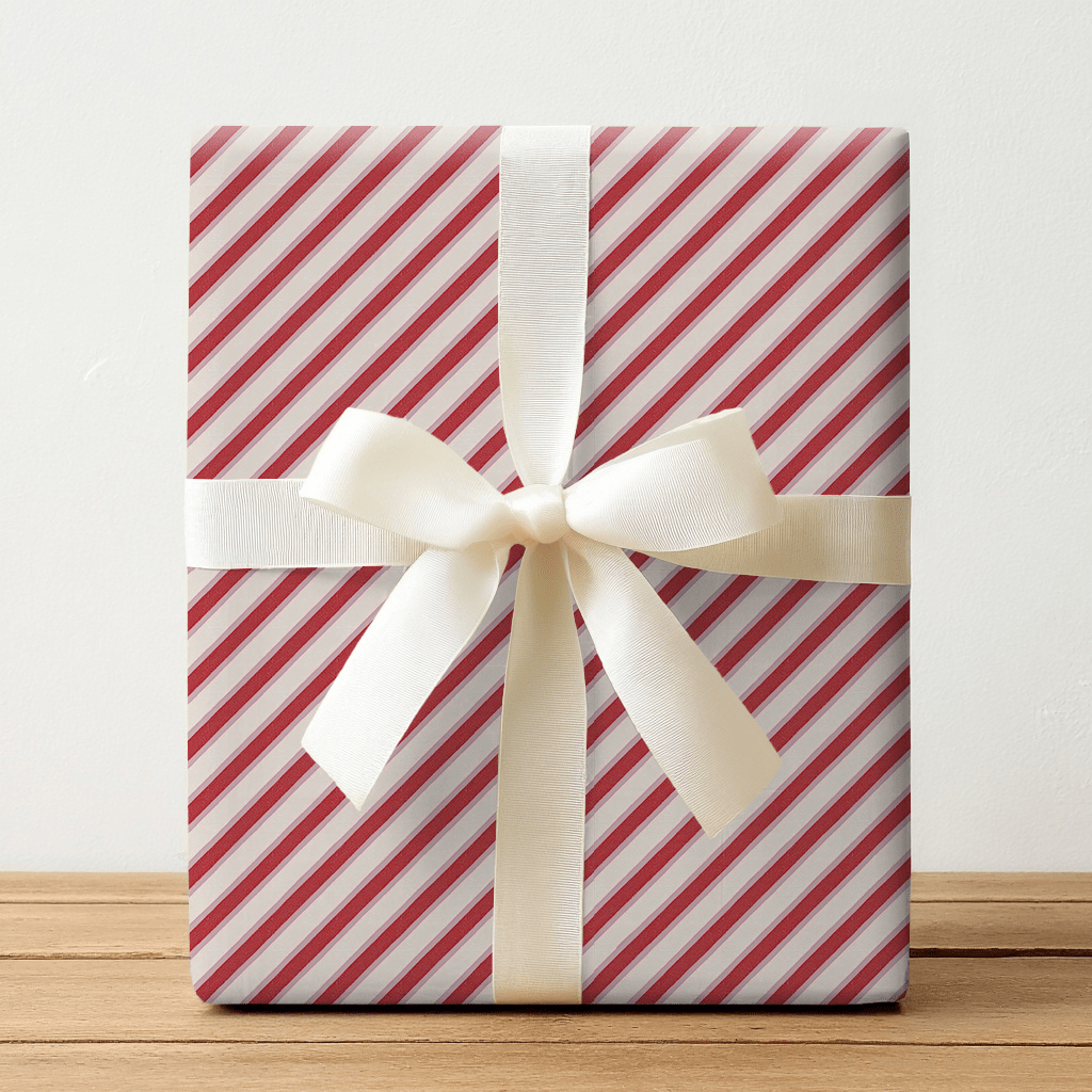 Blush & Berry Stripes - Wrapping Paper - Lemon Park