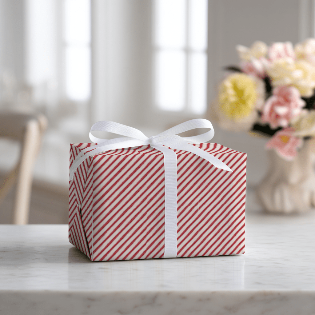 Blush & Berry Stripes - Wrapping Paper - Lemon Park