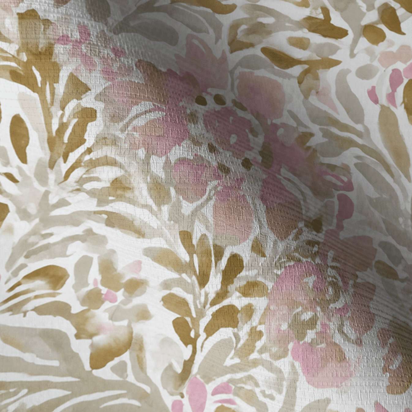 Blush Birch Faux Grasscloth Wallpaper - Lemon Park