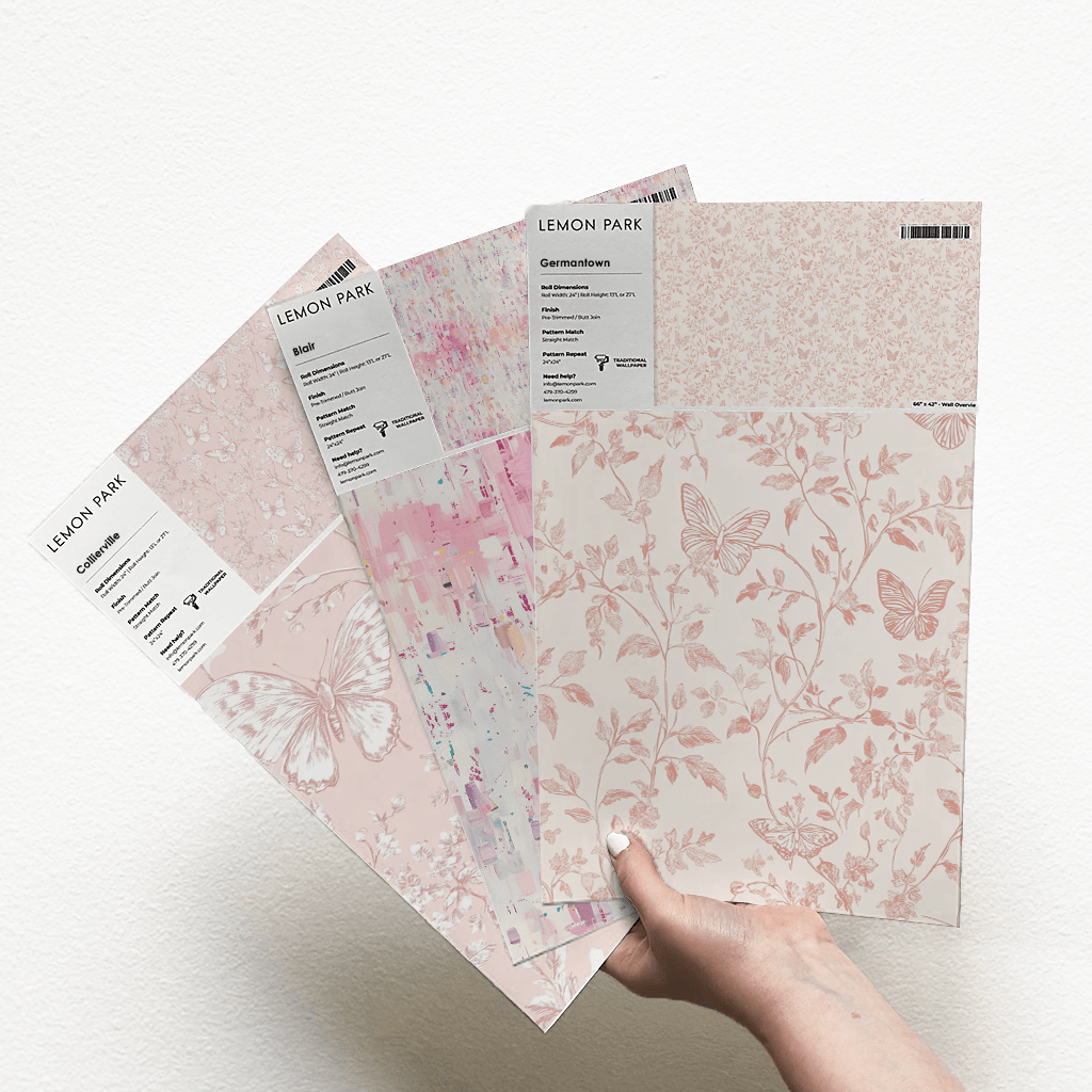 Blush Canvas Sample Kit - Lemon Park