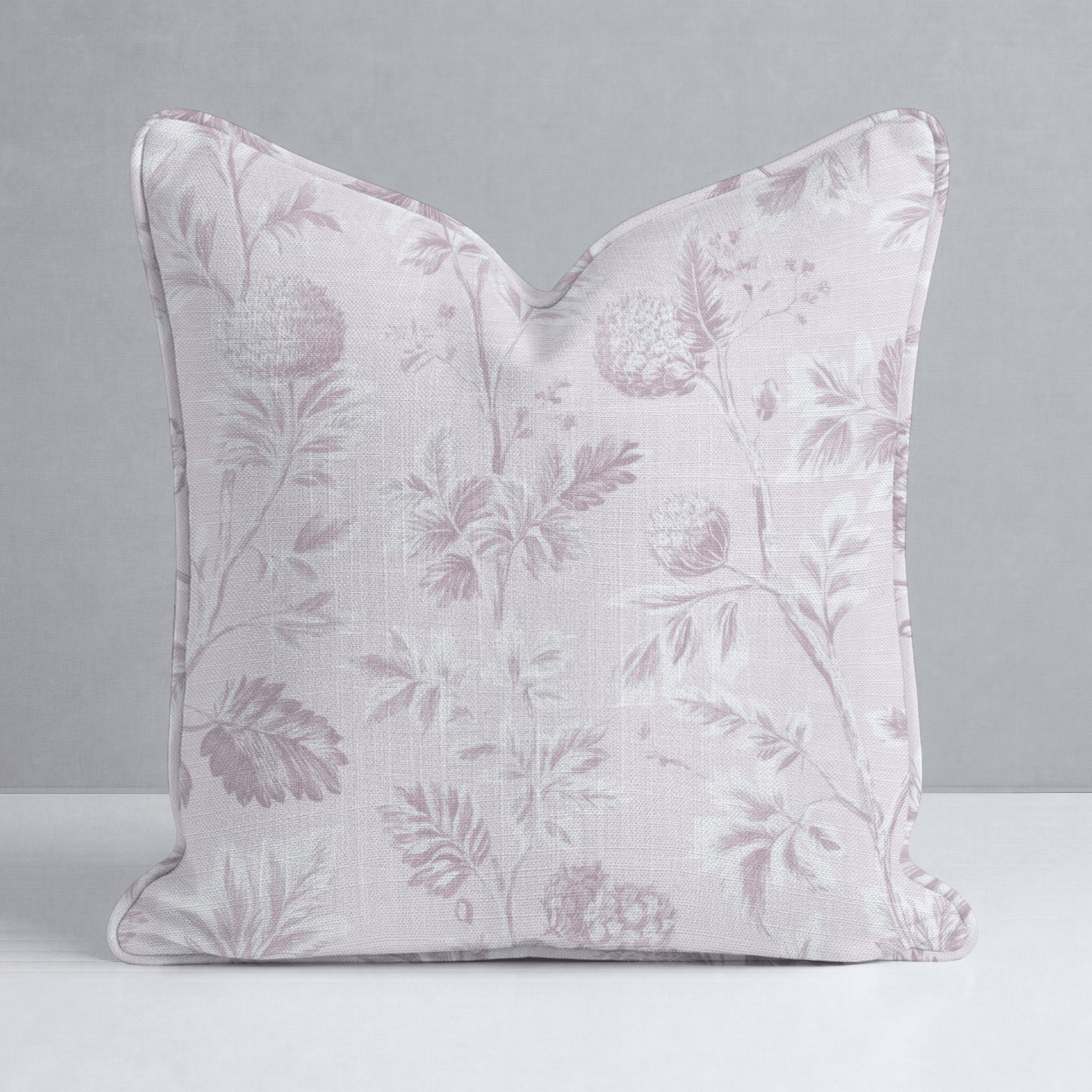 Blush on Blush Throw Pillow - Lemon Park