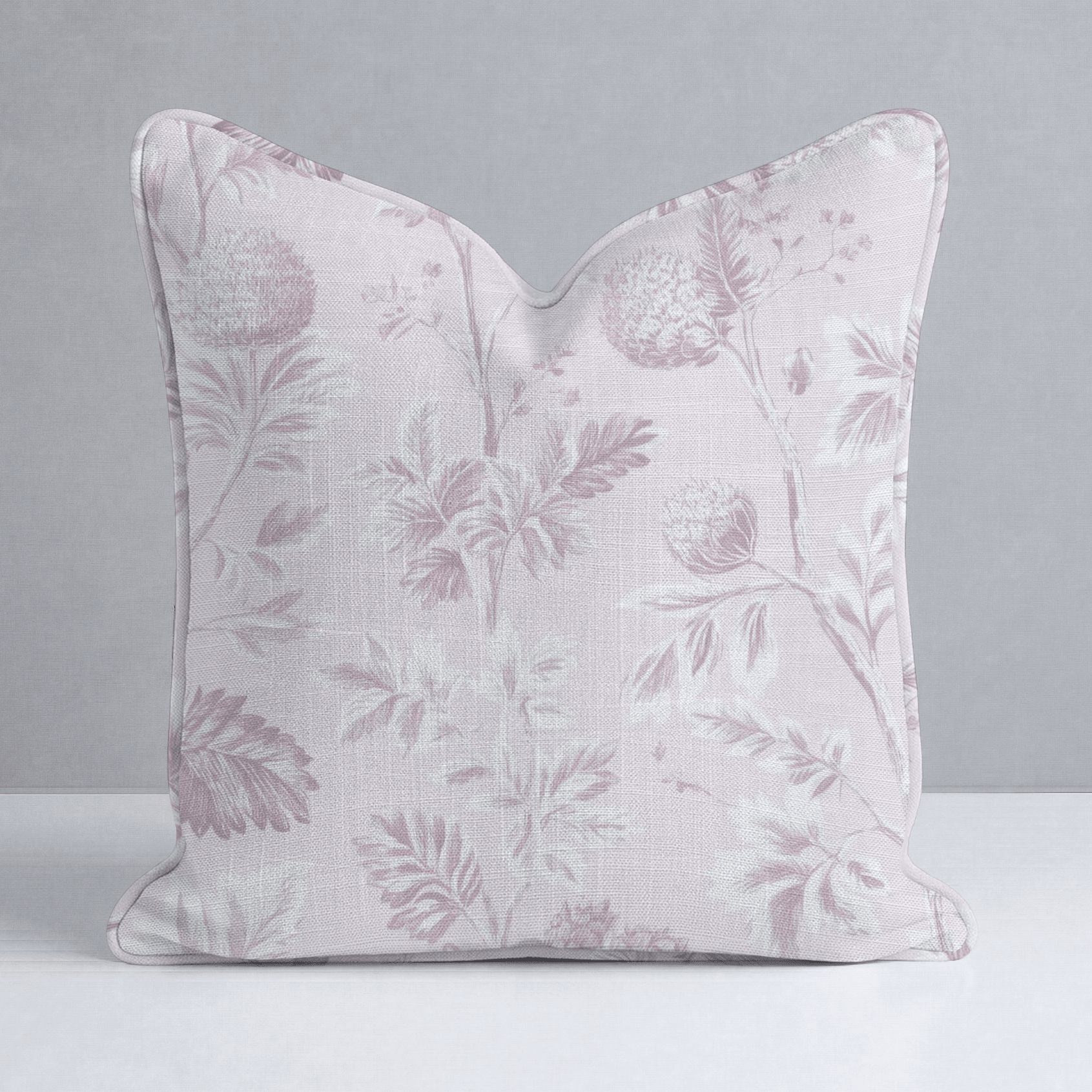 Blush on Blush Throw Pillow - Lemon Park