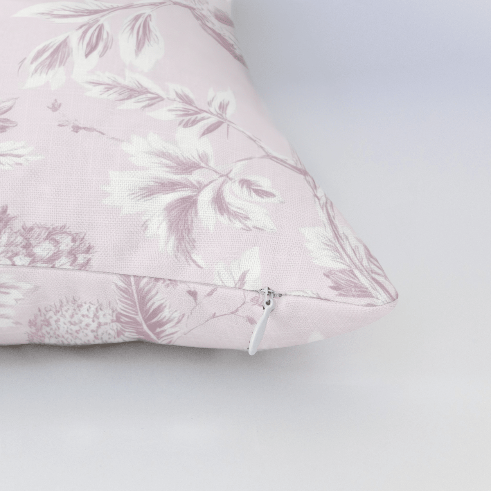 Blush on Blush Throw Pillow - Lemon Park