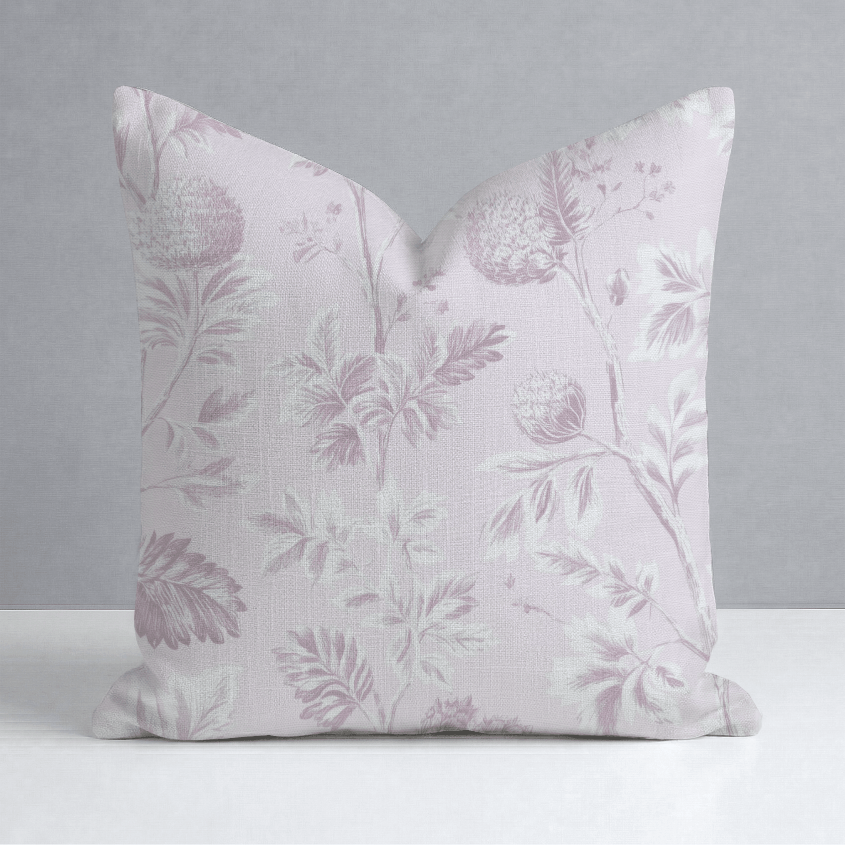 Blush on Blush Throw Pillow - Lemon Park