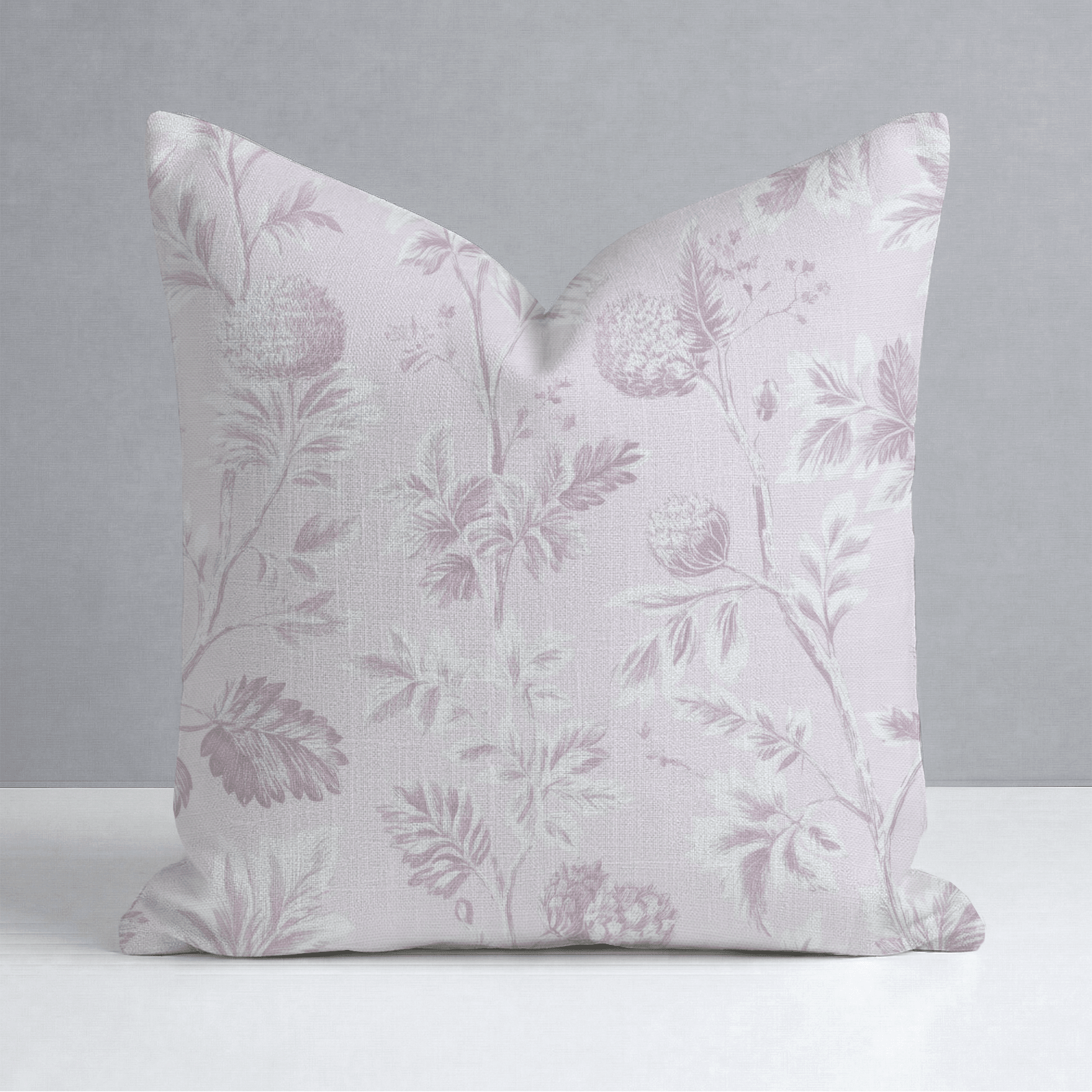 Blush on Blush Throw Pillow - Lemon Park