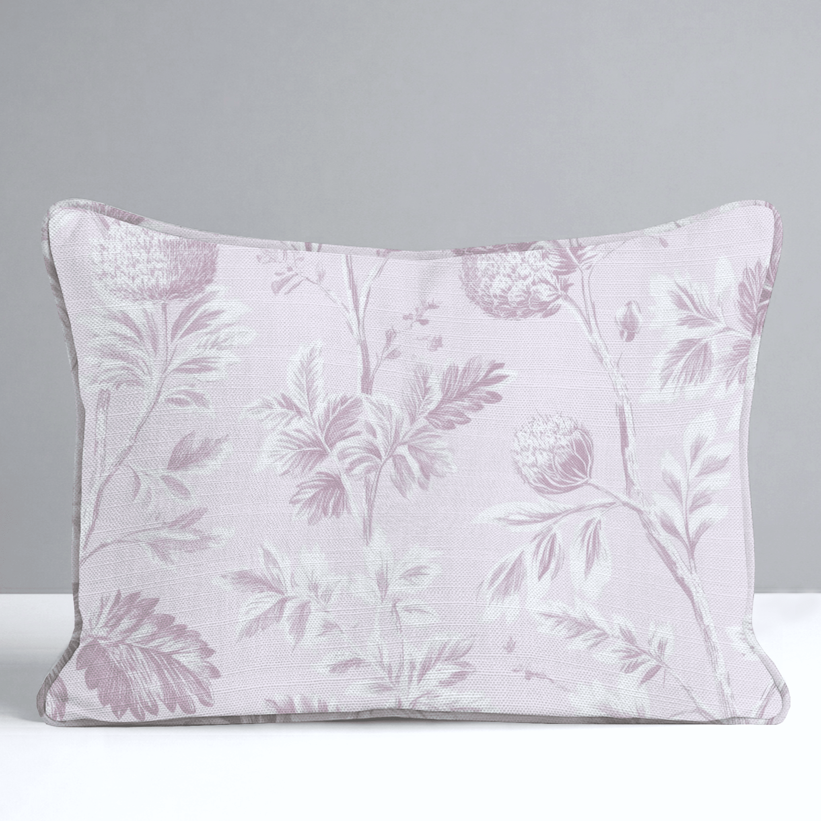 Blush on Blush Throw Pillow - Lemon Park