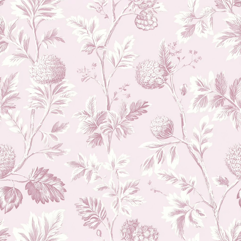 Blush on Blush Wallpaper - Lemon Park