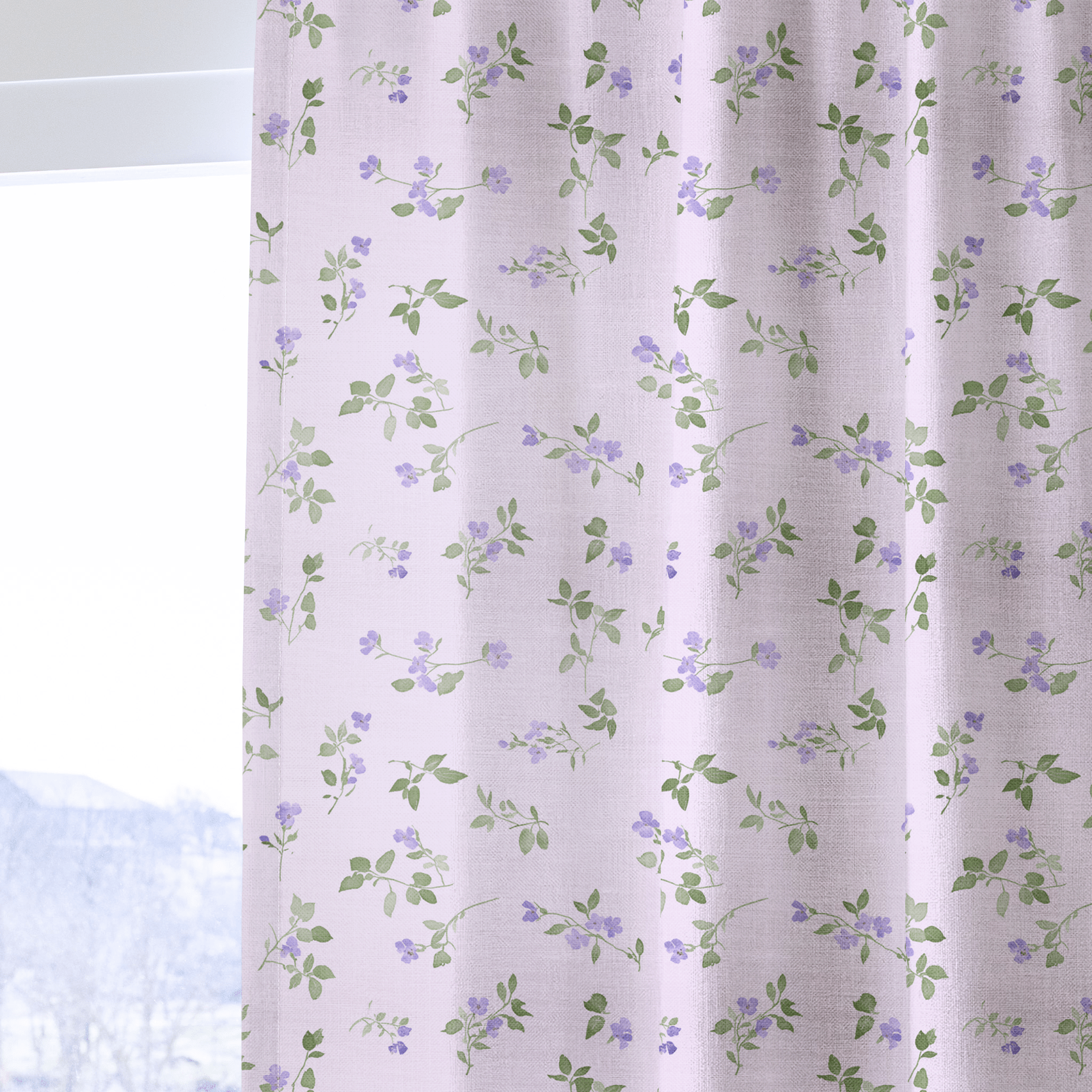 Blush Pansy - Drapery - Lemon Park