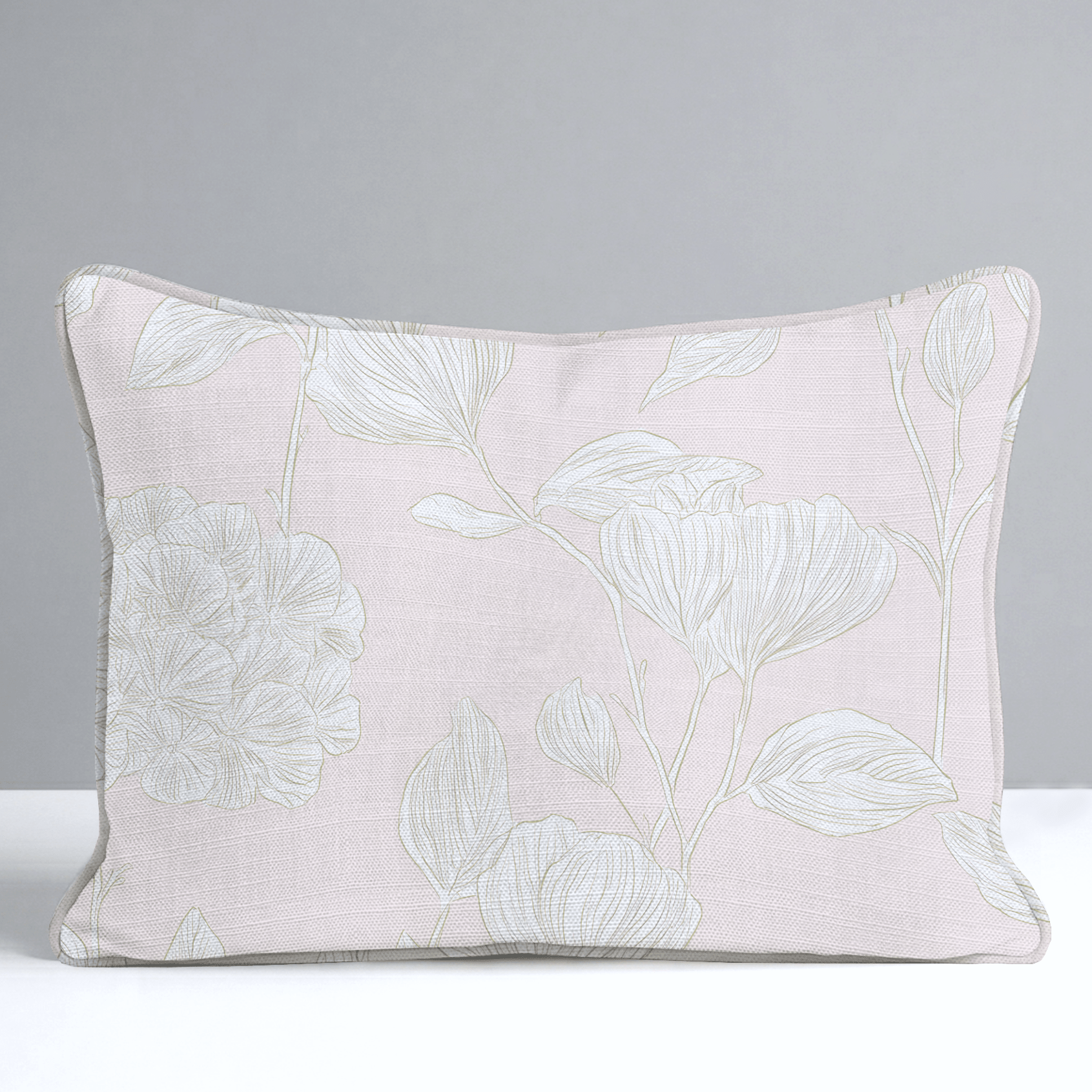 Blush Pink Throw Pillow - Lemon Park