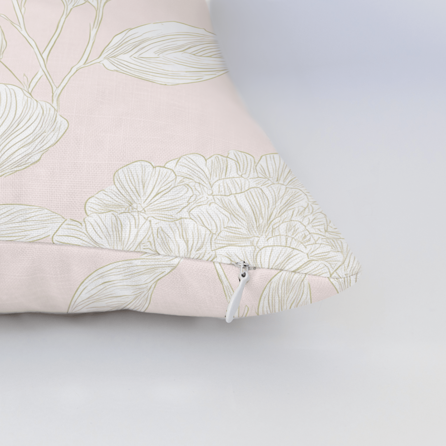Blush Pink Throw Pillow - Lemon Park