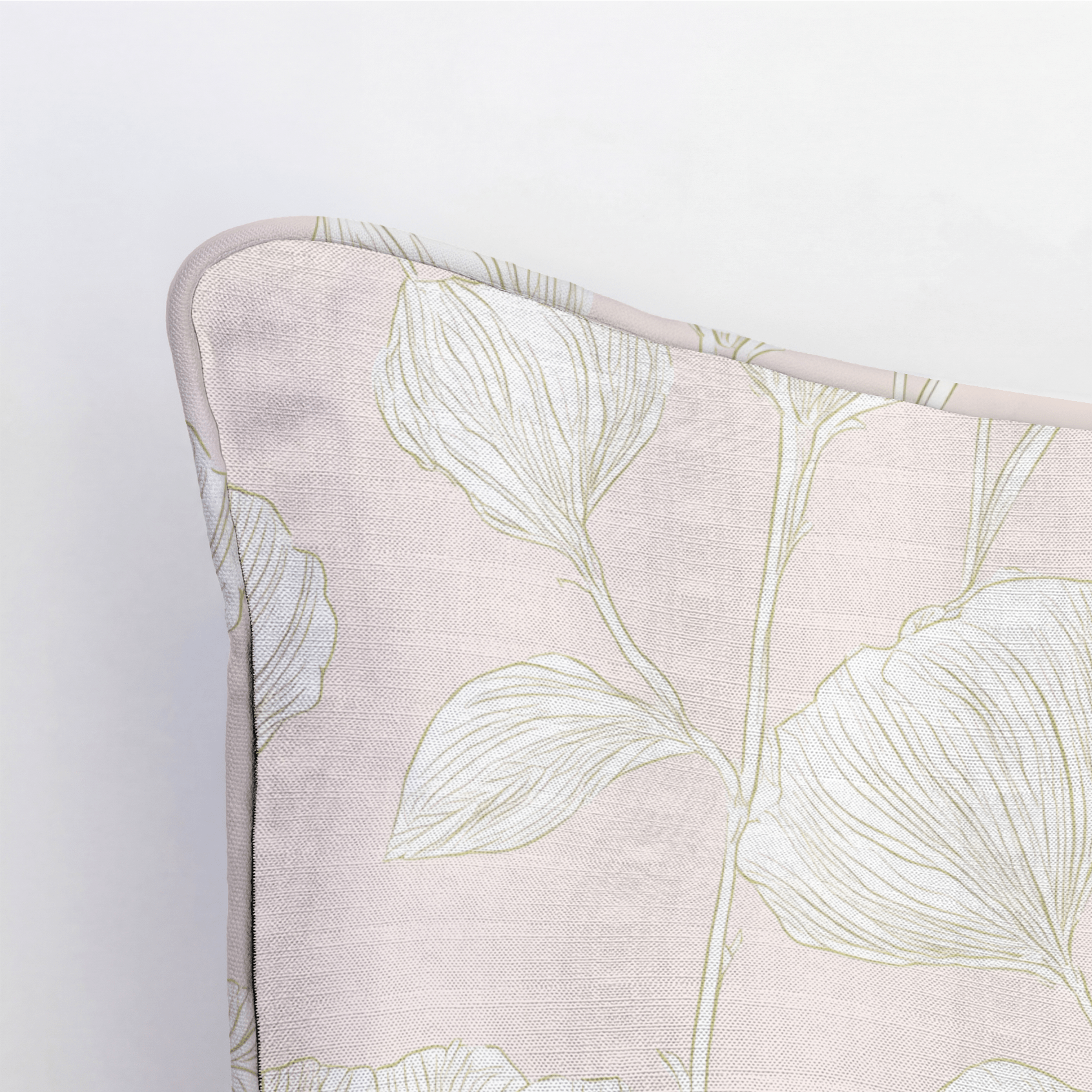 Blush Pink Throw Pillow - Lemon Park
