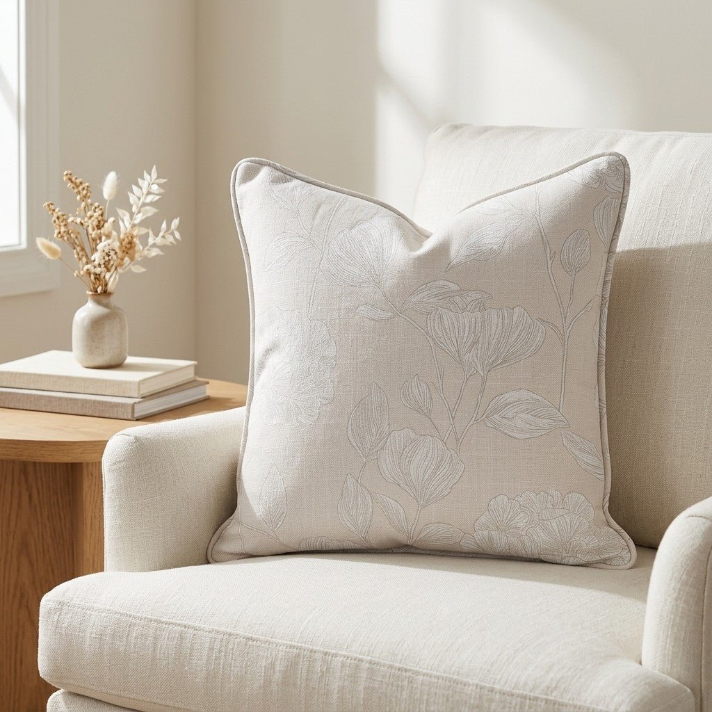 Blush Pink Throw Pillow - Lemon Park