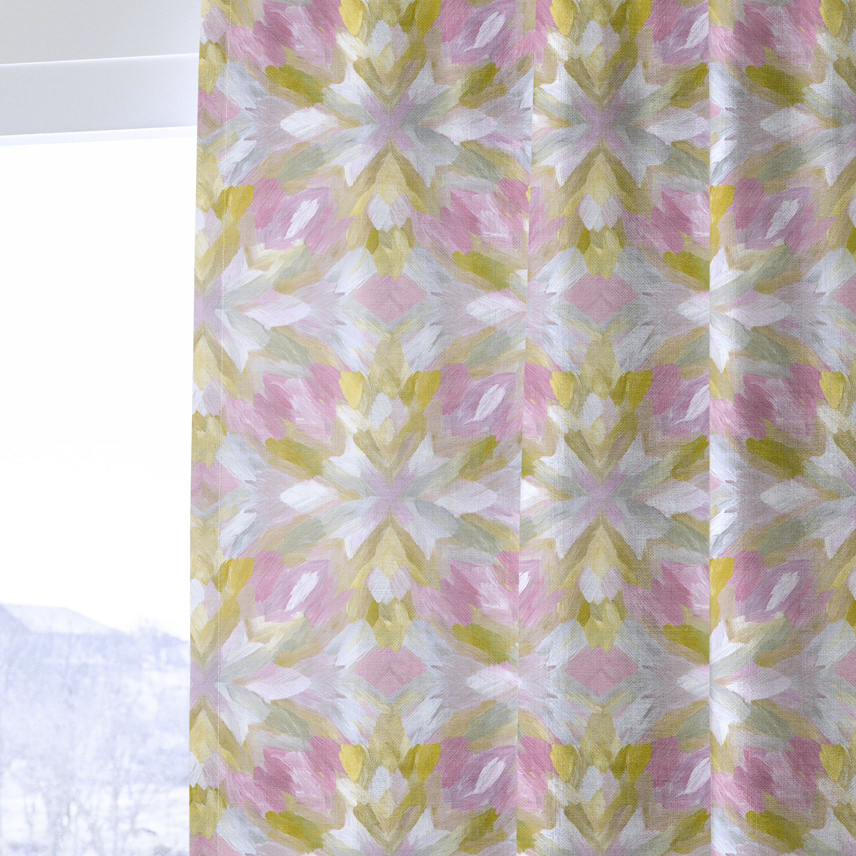Blushed Mosaic - Drapery - Lemon Park