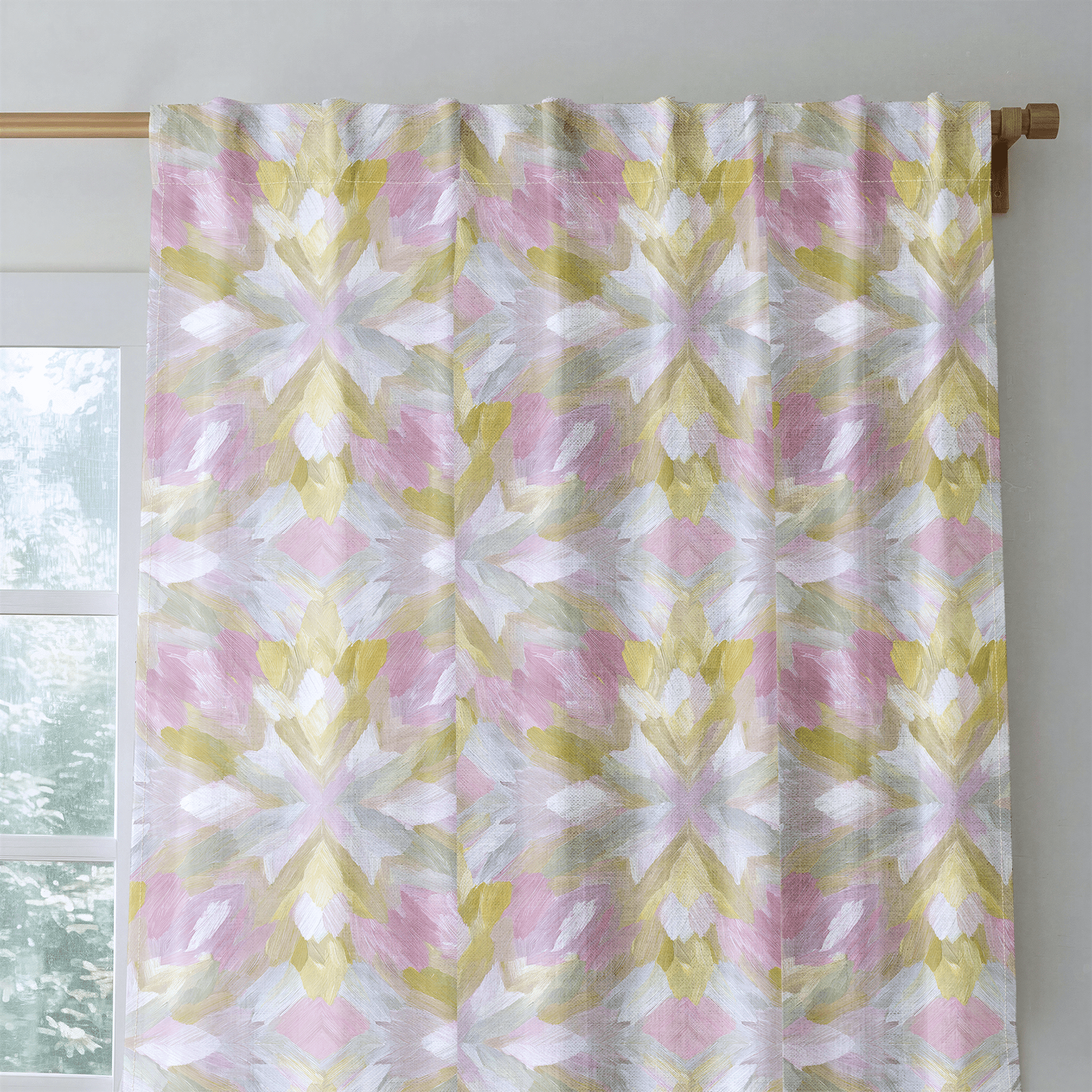 Blushed Mosaic - Drapery - Lemon Park