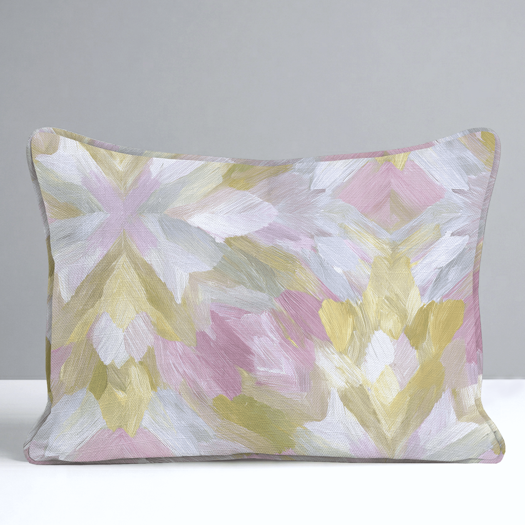 Blushed Mosaic Throw Pillow - Lemon Park