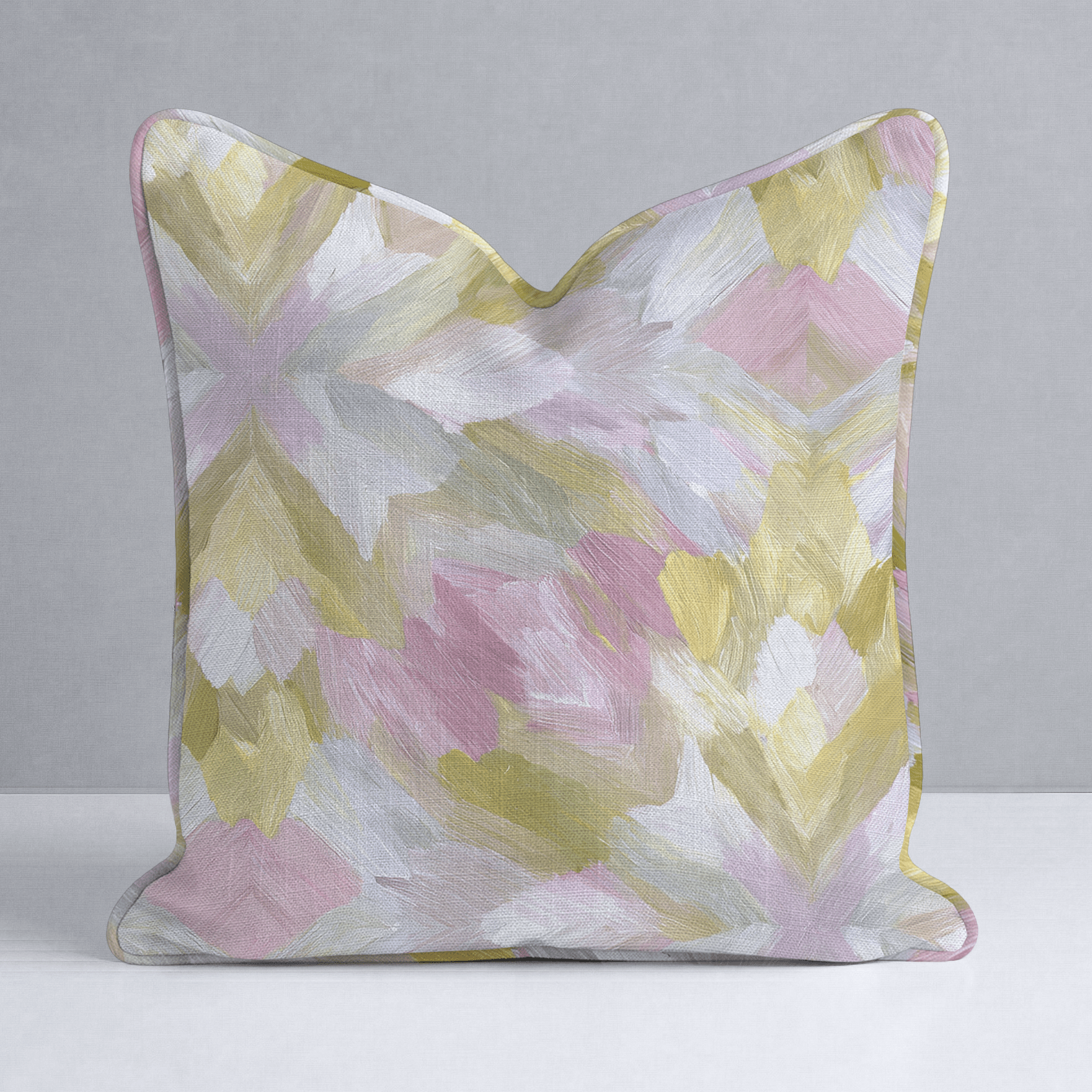 Blushed Mosaic Throw Pillow - Lemon Park
