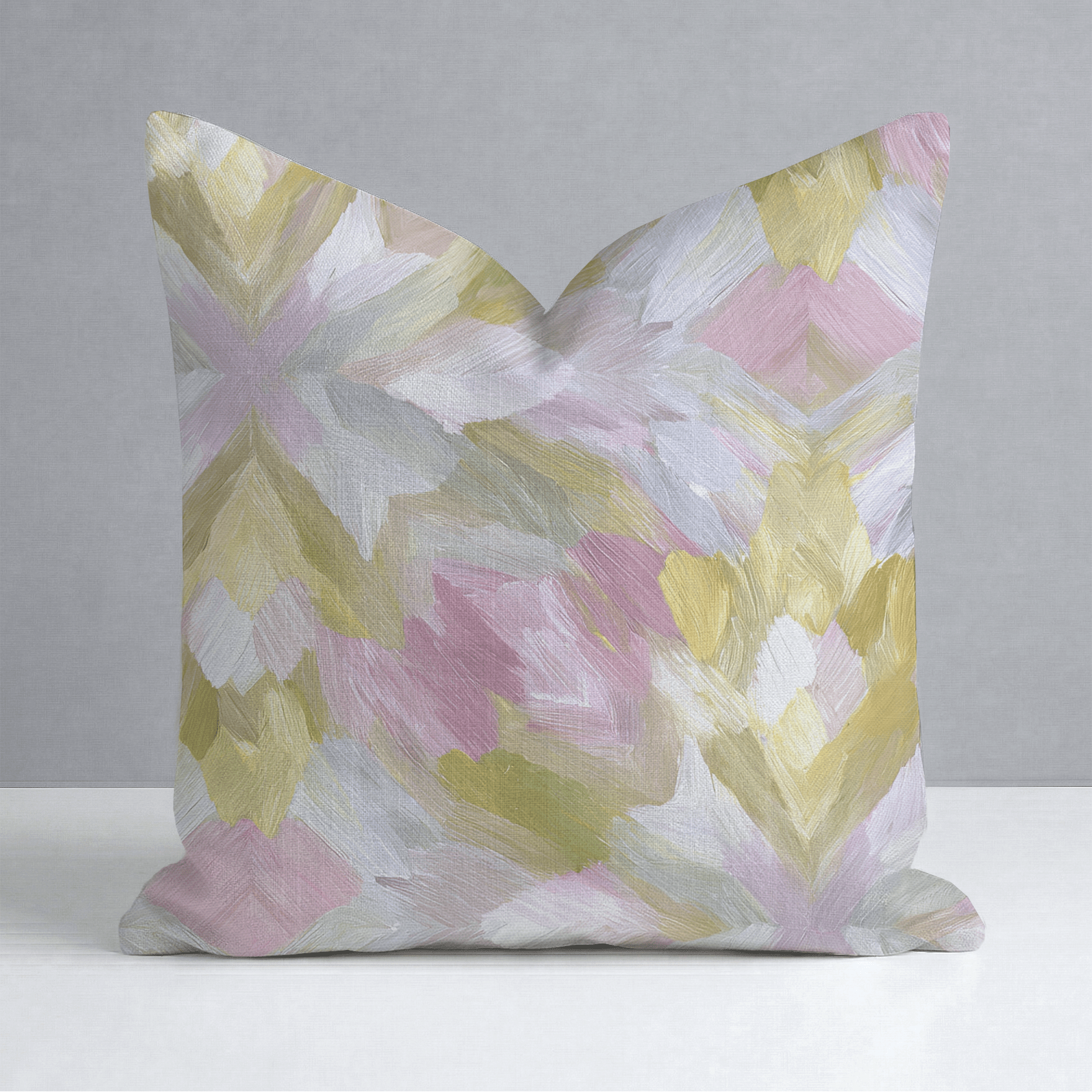 Blushed Mosaic Throw Pillow - Lemon Park