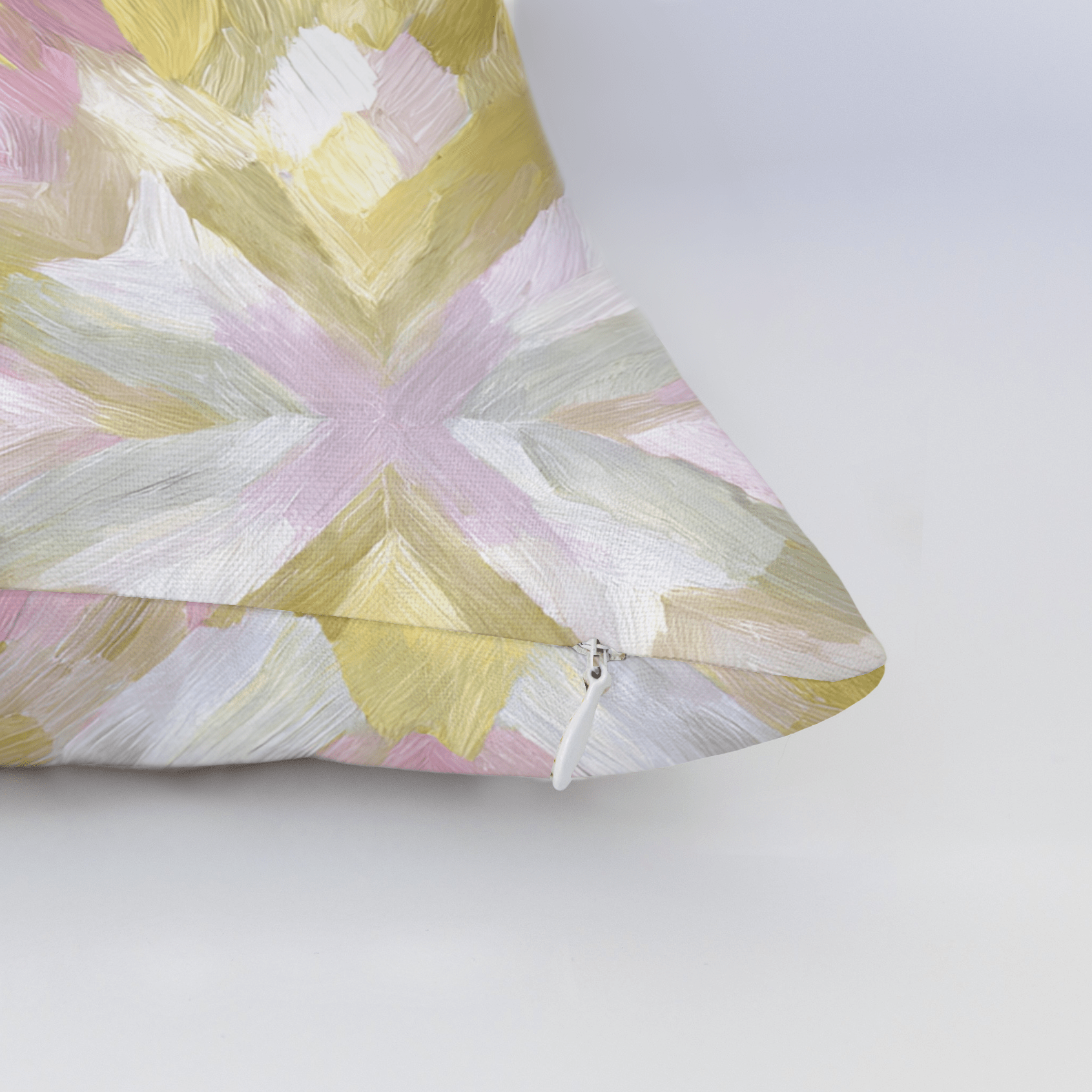 Blushed Mosaic Throw Pillow - Lemon Park