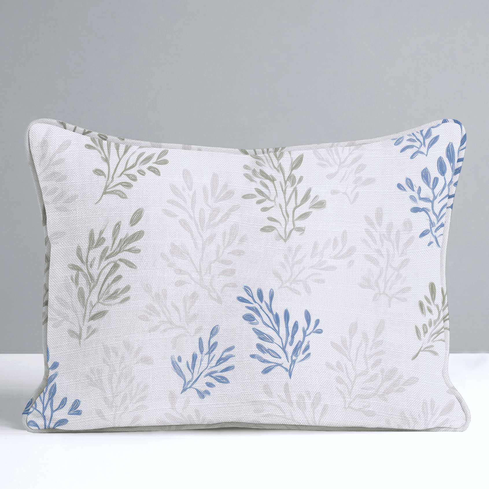 Blushing Botanicals Throw Pillow - Lemon Park
