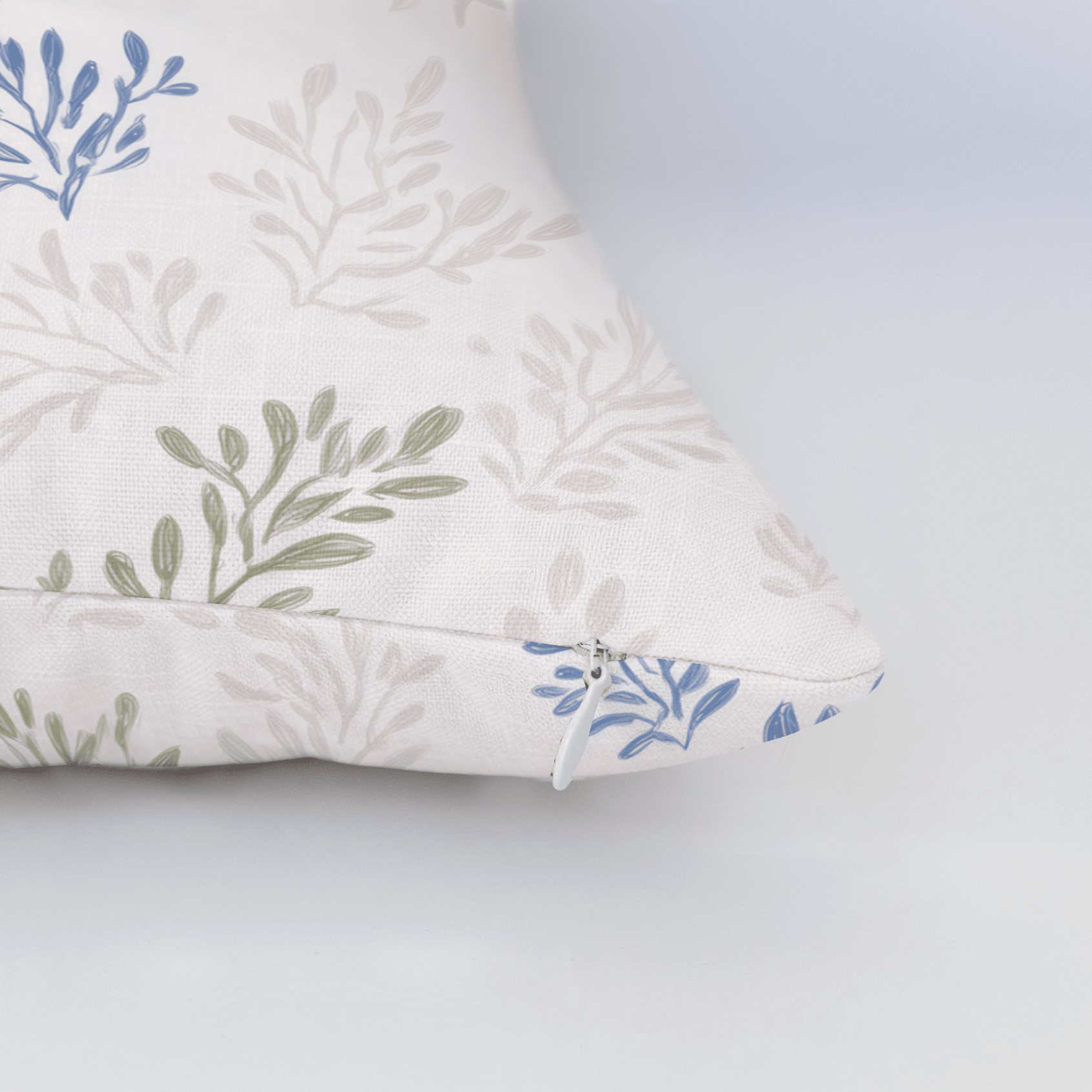 Blushing Botanicals Throw Pillow - Lemon Park