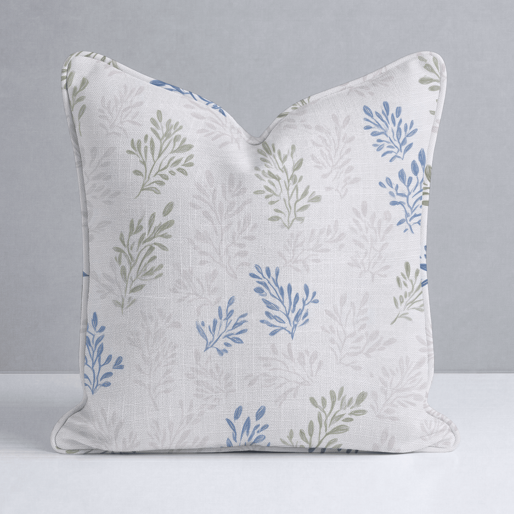 Blushing Botanicals Throw Pillow - Lemon Park
