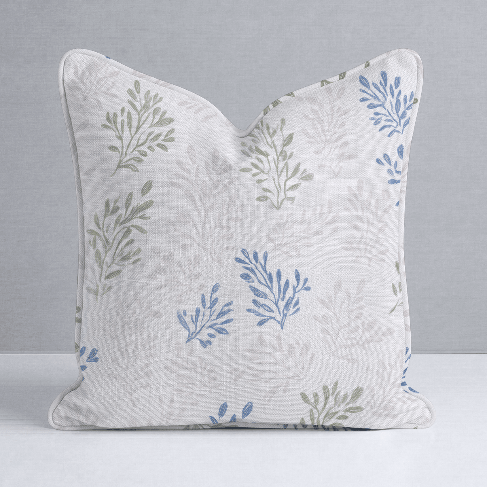 Blushing Botanicals Throw Pillow - Lemon Park