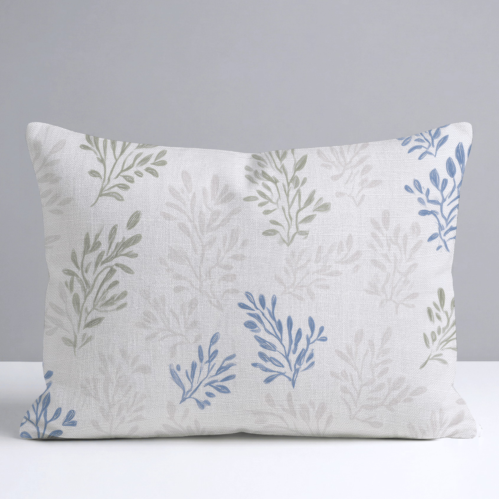 Blushing Botanicals Throw Pillow - Lemon Park
