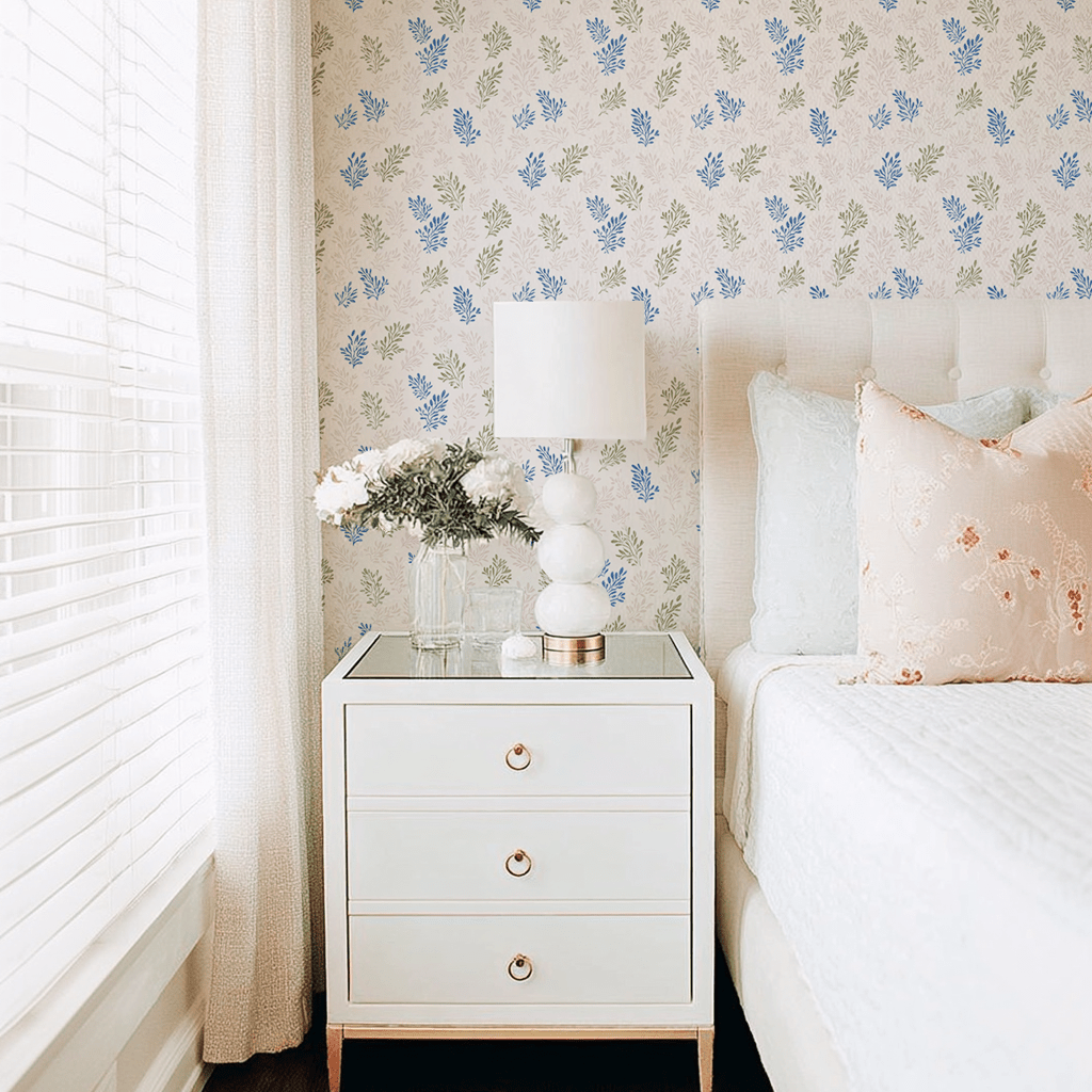Blushing Botanicals Wallpaper - Lemon Park