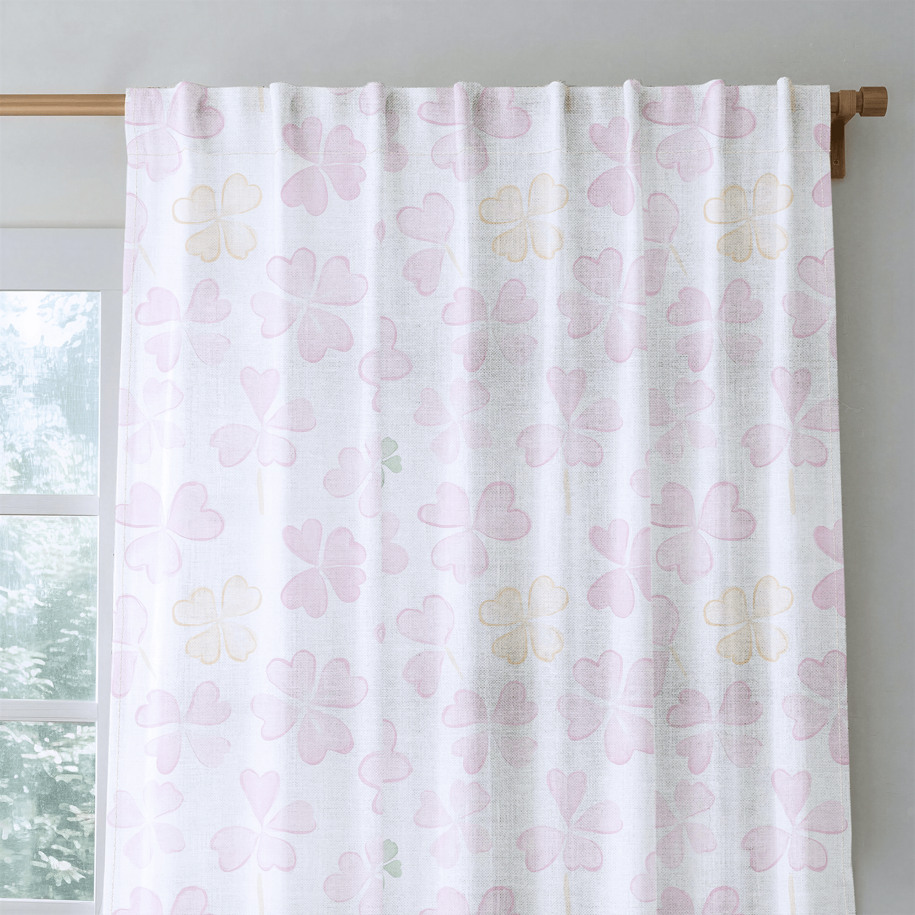 Blushing Shamrocks - Drapery - Lemon Park