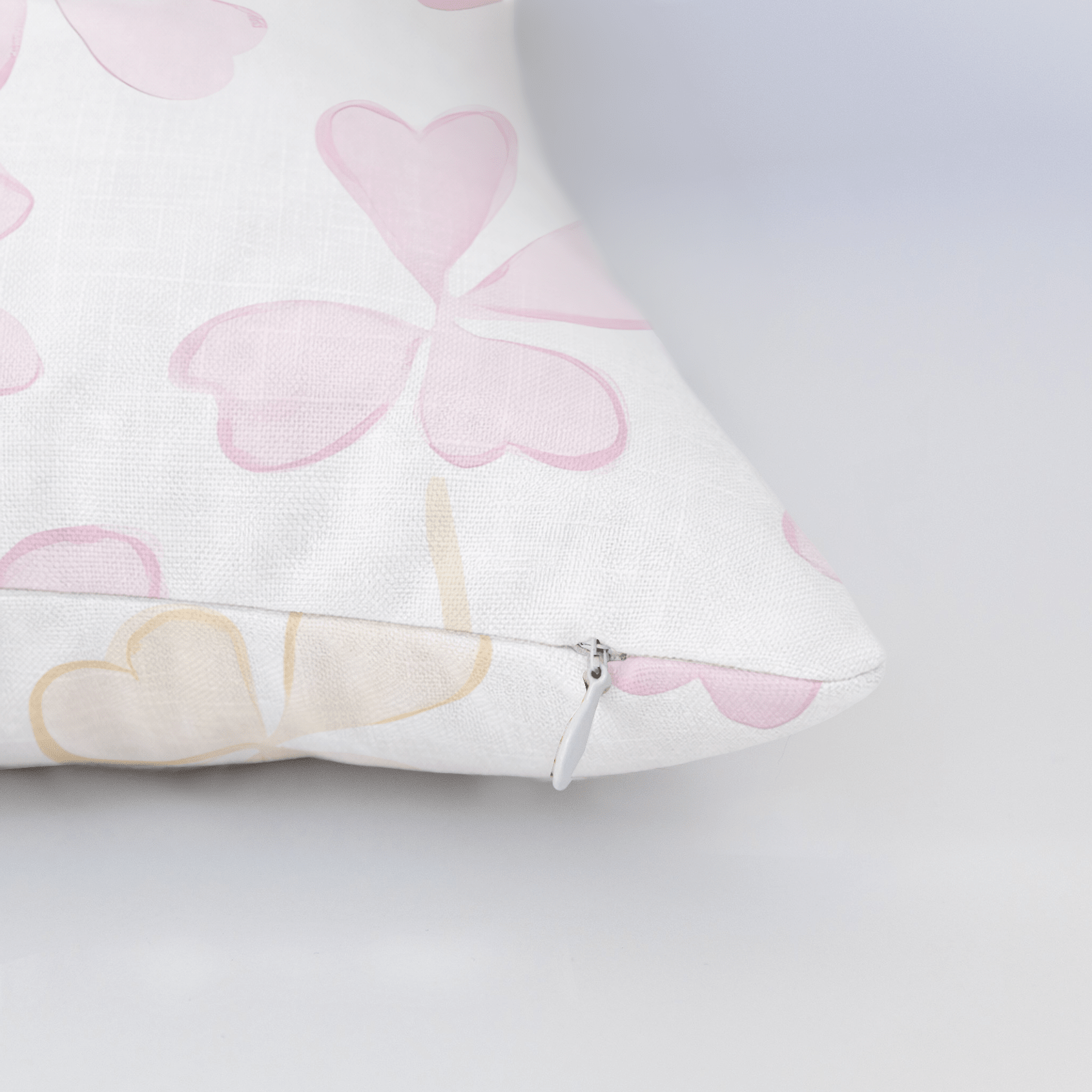 Blushing Shamrocks Throw Pillow - Lemon Park