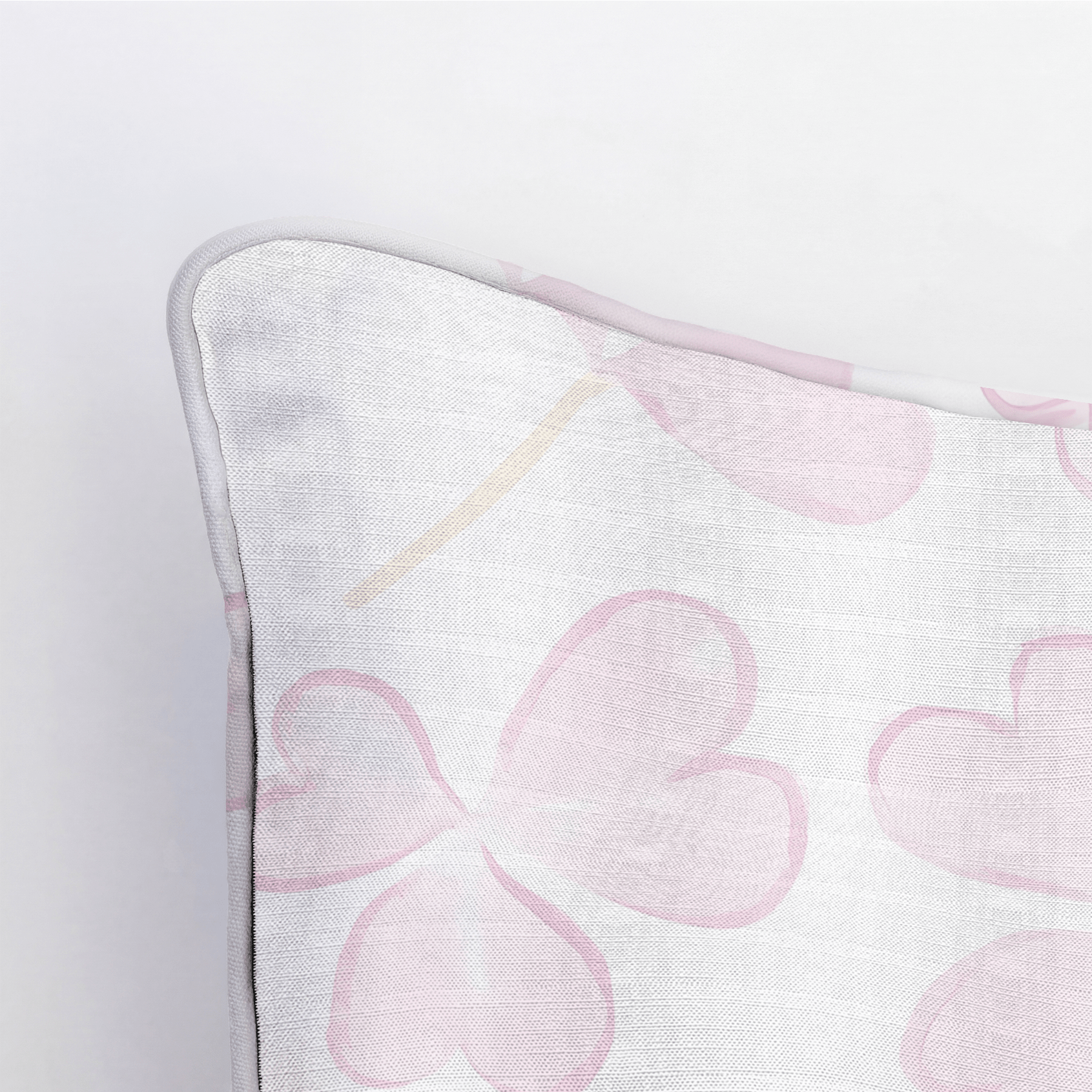 Blushing Shamrocks Throw Pillow - Lemon Park