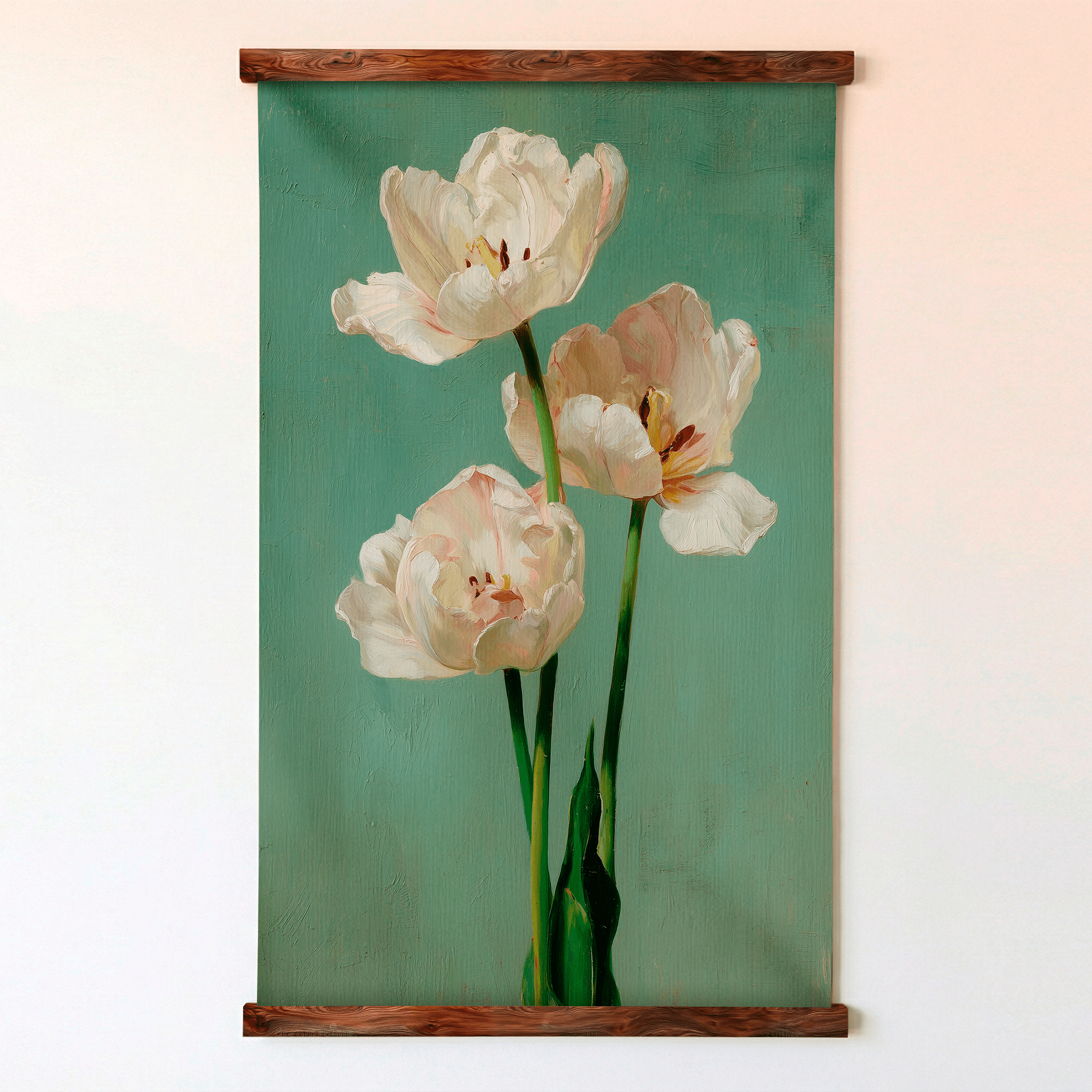 Blushing Tulips - Tapestry - Lemon Park