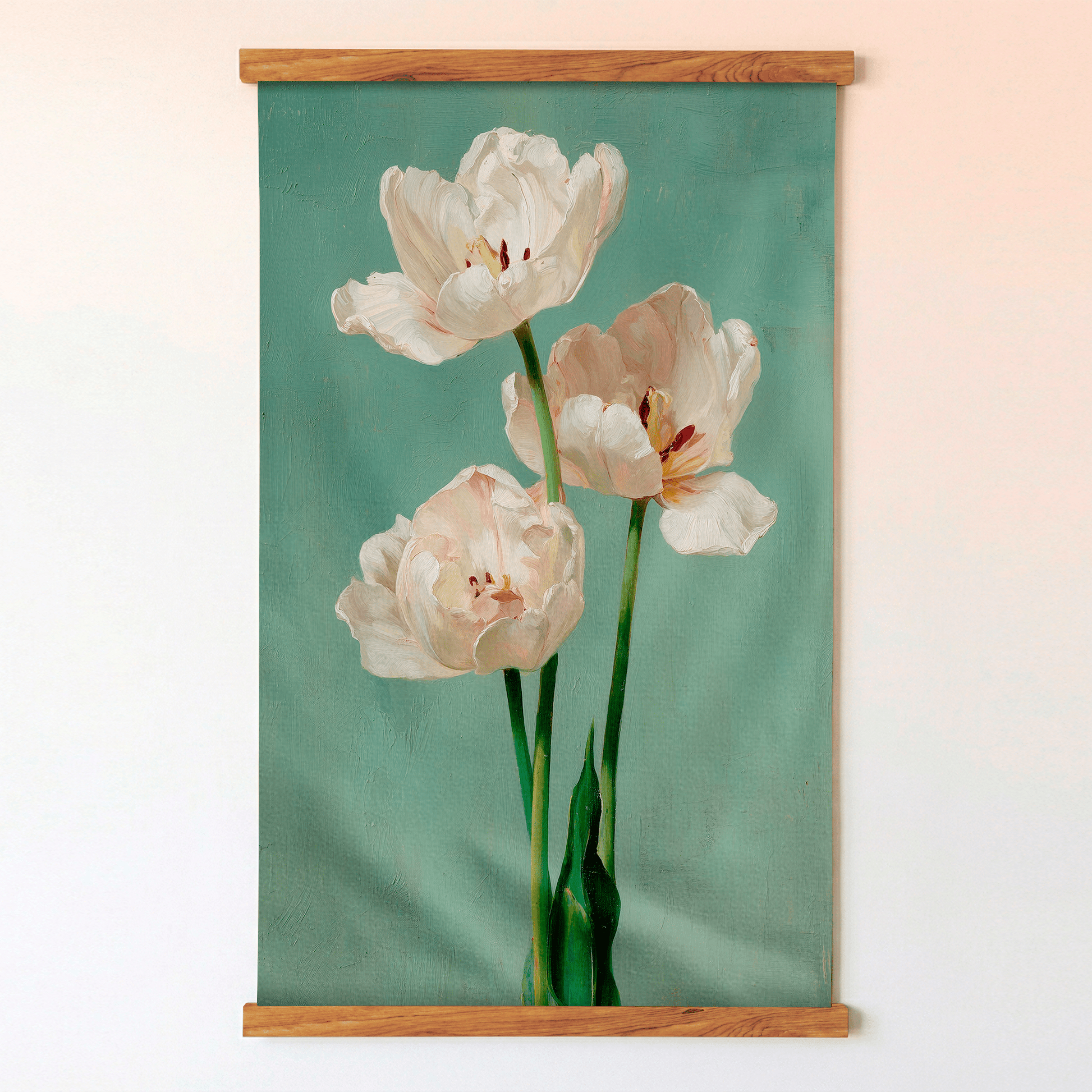 Blushing Tulips - Tapestry - Lemon Park