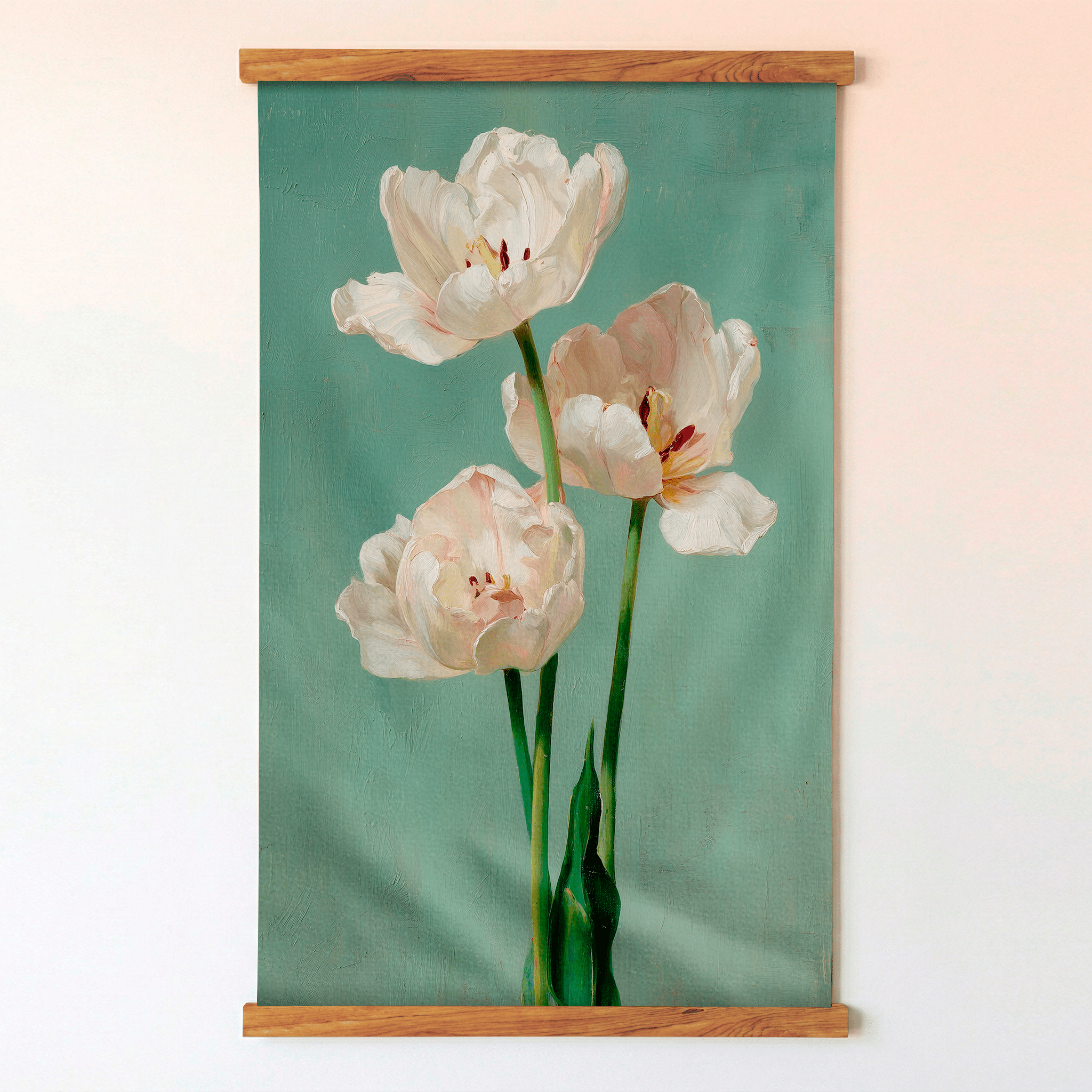 Blushing Tulips - Tapestry - Lemon Park
