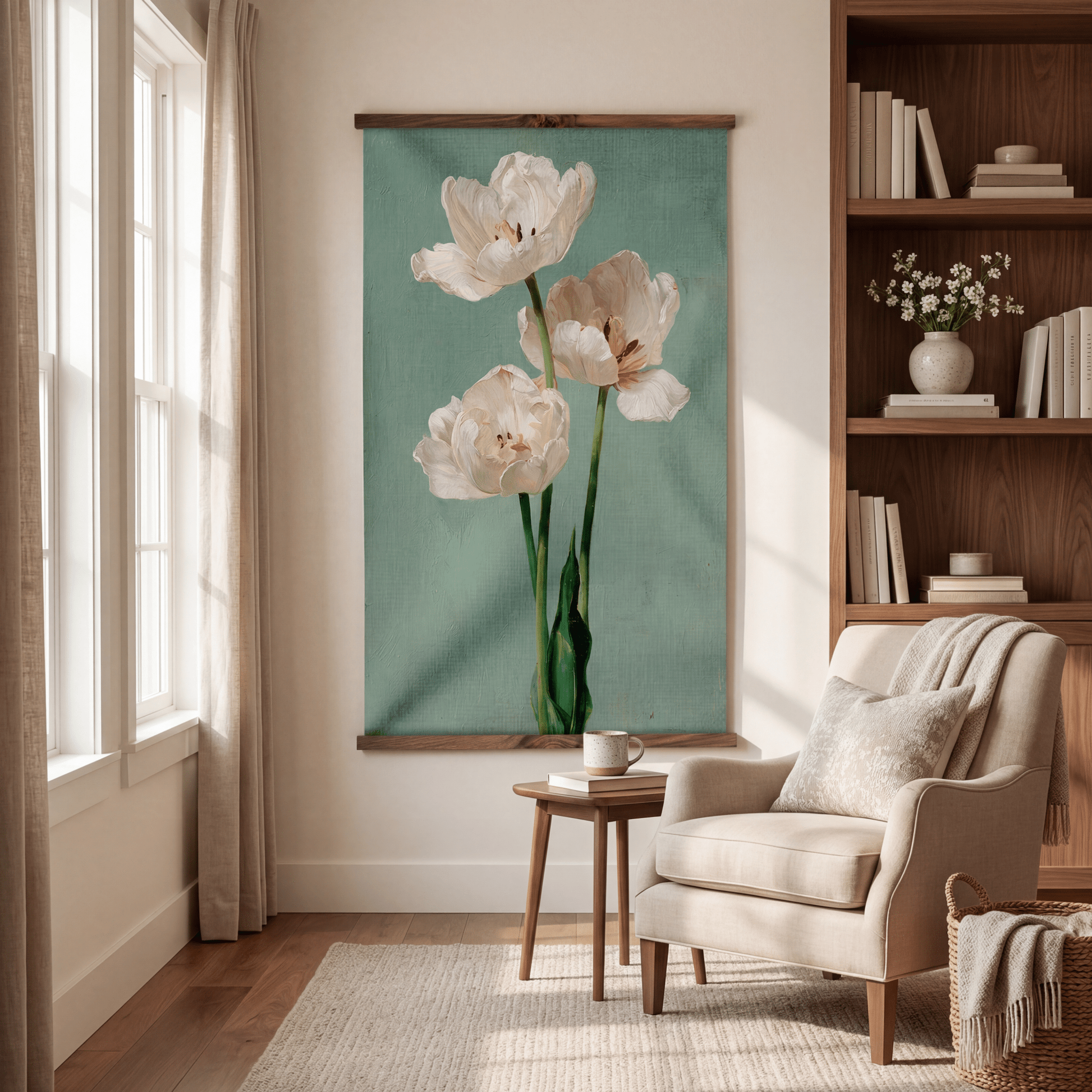 Blushing Tulips - Tapestry - Lemon Park