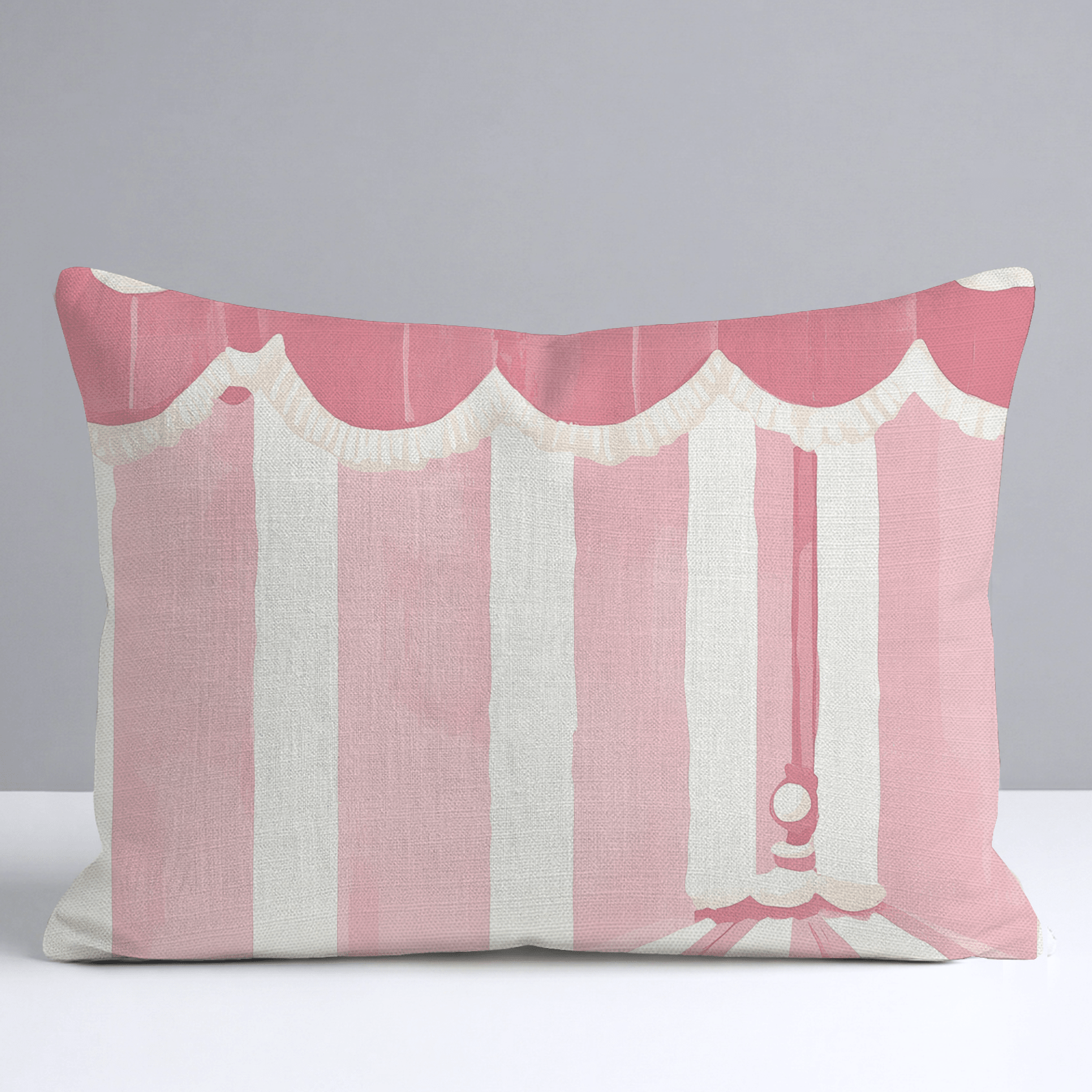 Boardwalk Bliss Throw Pillow - Lemon Park