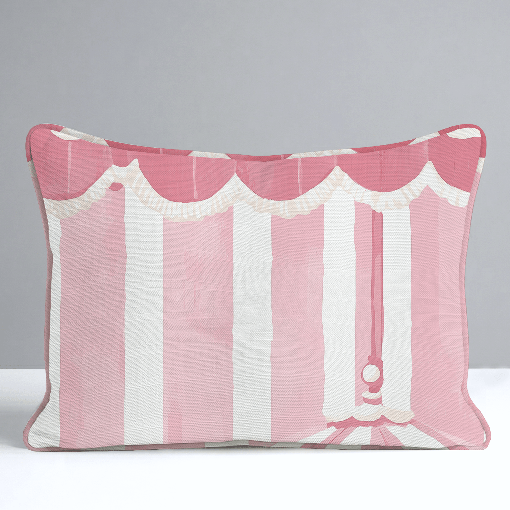 Boardwalk Bliss Throw Pillow - Lemon Park