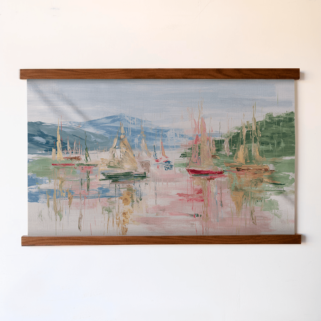 Boats in the Bay - Tapestry - Lemon Park