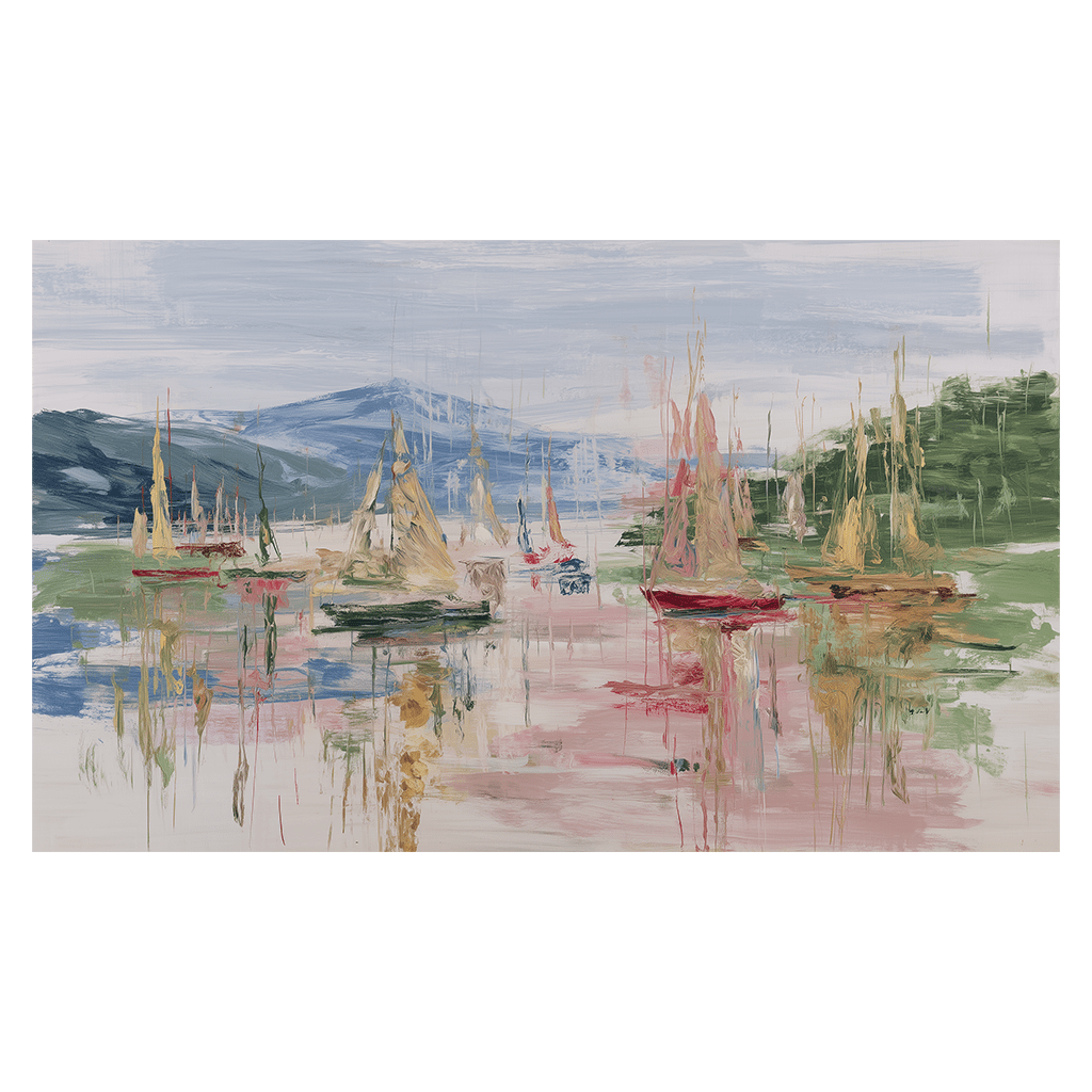 Boats in the Bay - Tapestry - Lemon Park