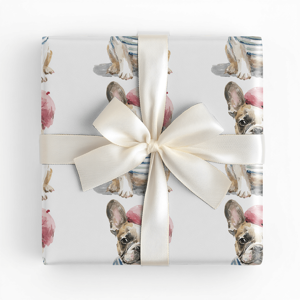 Bonjour Bark - Wrapping Paper - Lemon Park