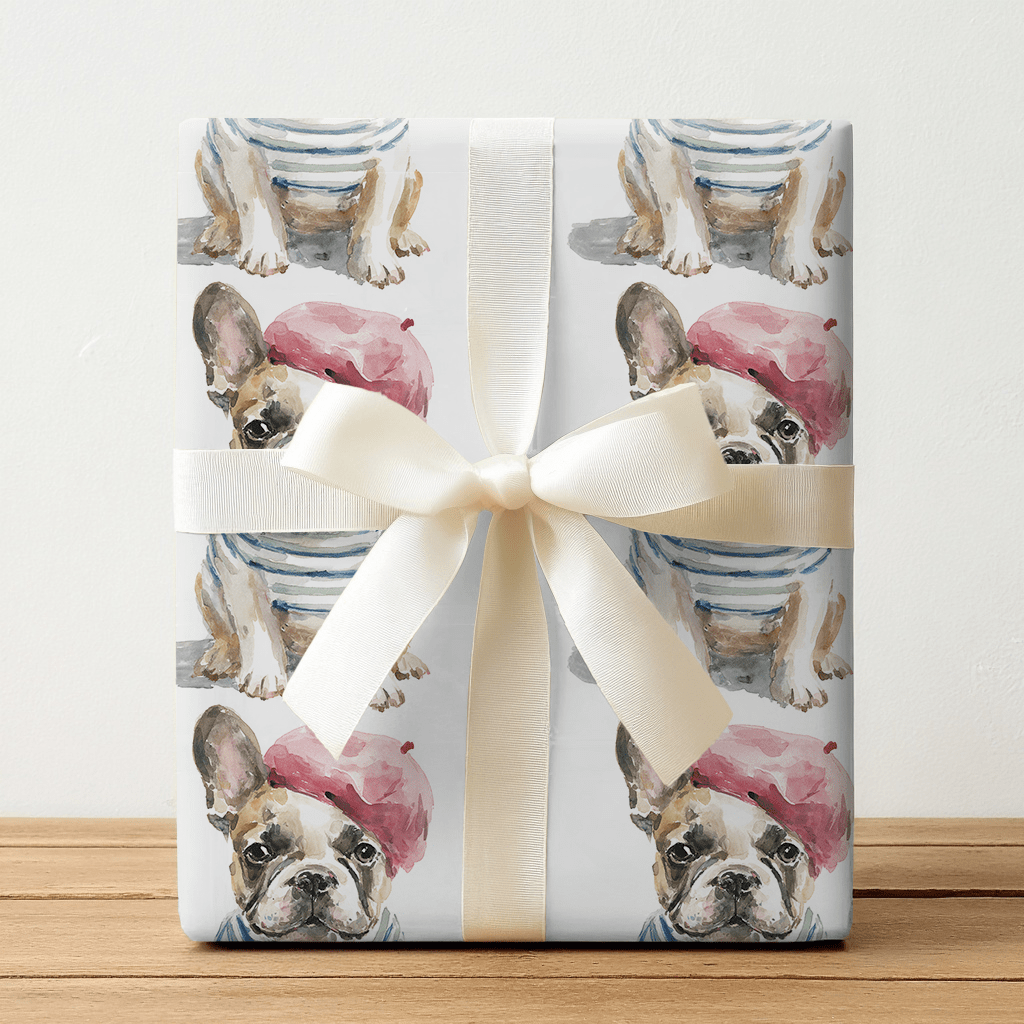 Bonjour Bark - Wrapping Paper - Lemon Park