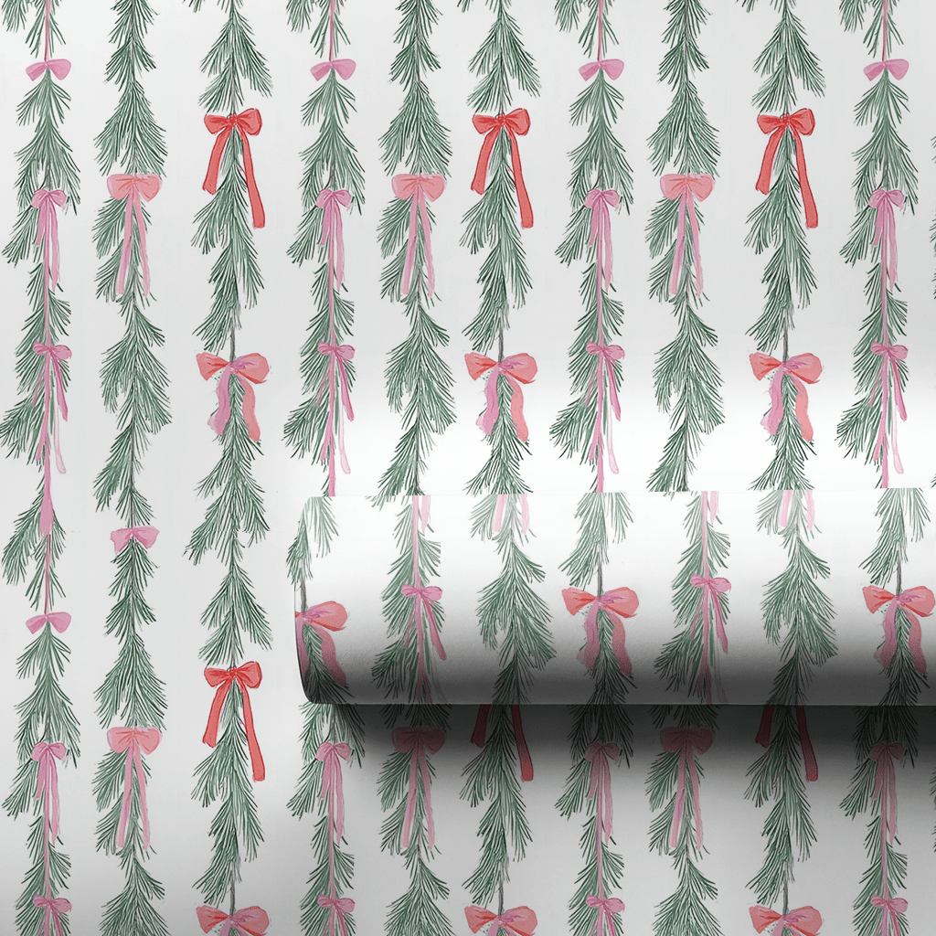 Bow Garland - Wrapping Paper - Lemon Park