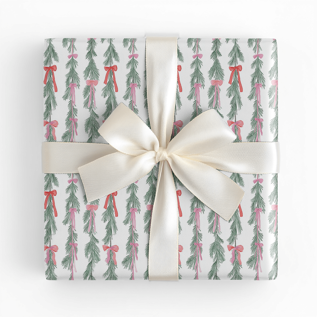 Bow Garland - Wrapping Paper - Lemon Park