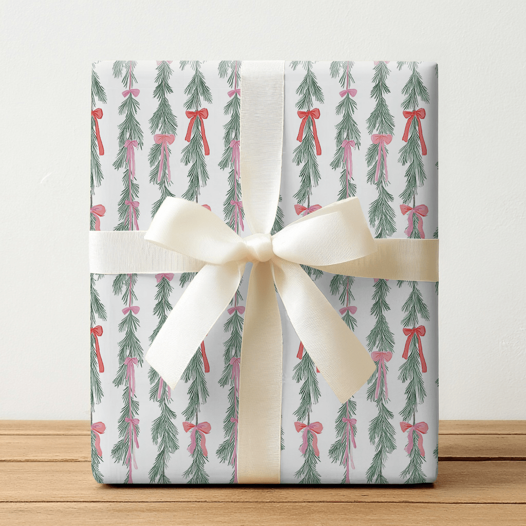 Bow Garland - Wrapping Paper - Lemon Park